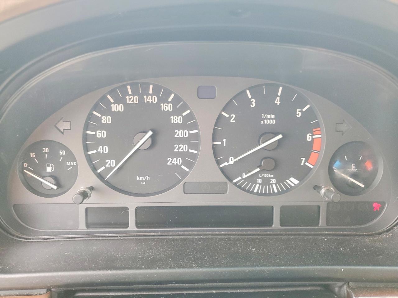 1998 Bmw 540 I Automatic Blue vin: WBADE632XWBW58079