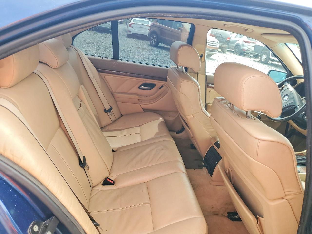 1998 Bmw 540 I Automatic Blue vin: WBADE632XWBW58079