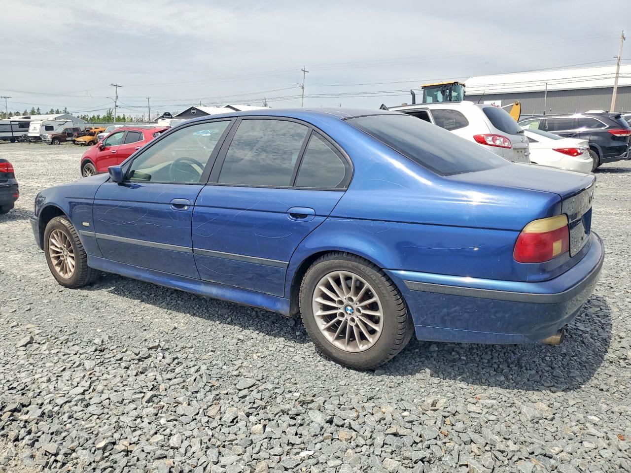 1998 Bmw 540 I Automatic Blue vin: WBADE632XWBW58079