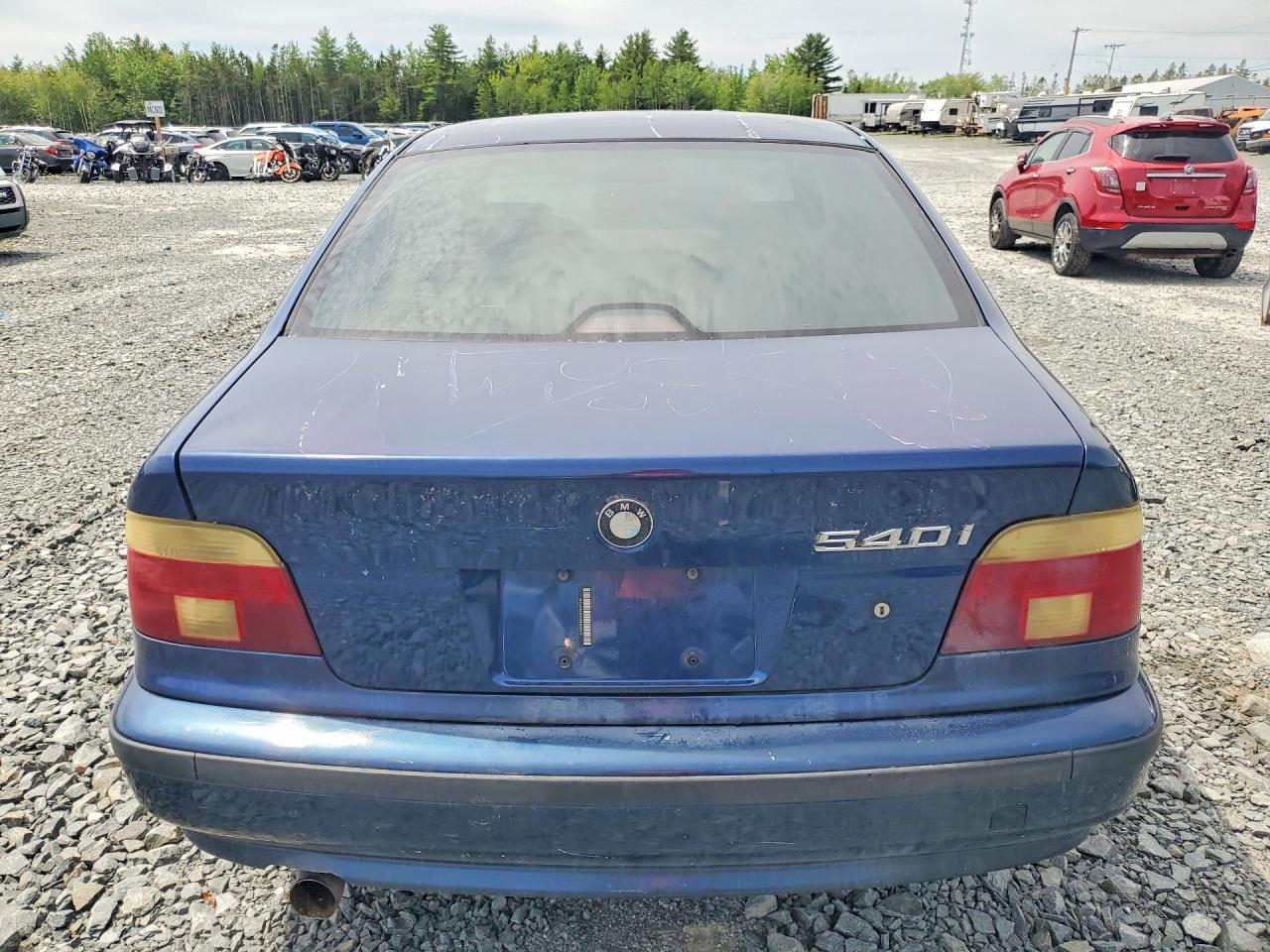 1998 Bmw 540 I Automatic Blue vin: WBADE632XWBW58079