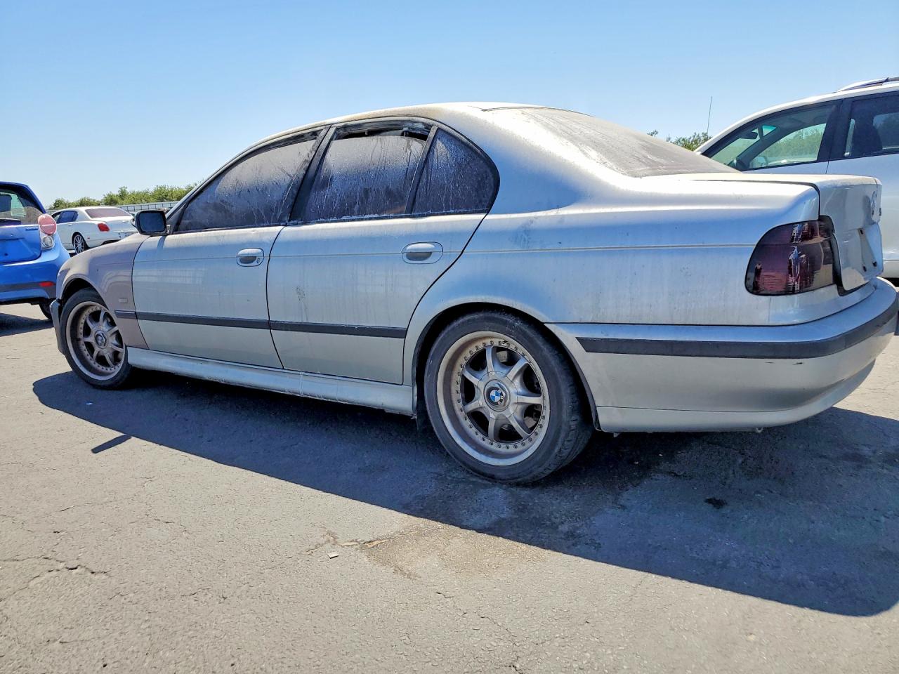 1998 Bmw 540 I Automatic Silver vin: WBADE632XWBW59667
