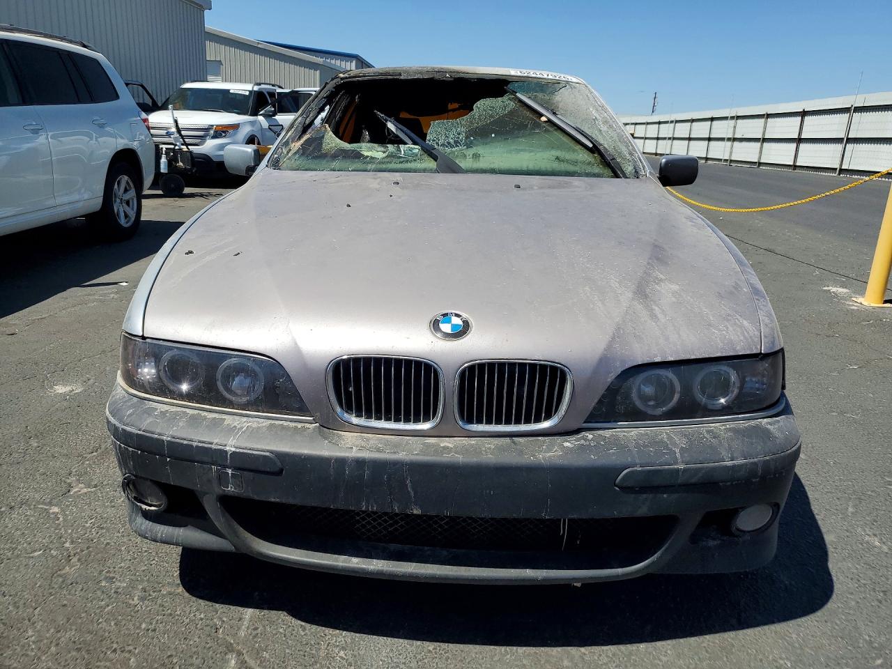 1998 Bmw 540 I Automatic Silver vin: WBADE632XWBW59667