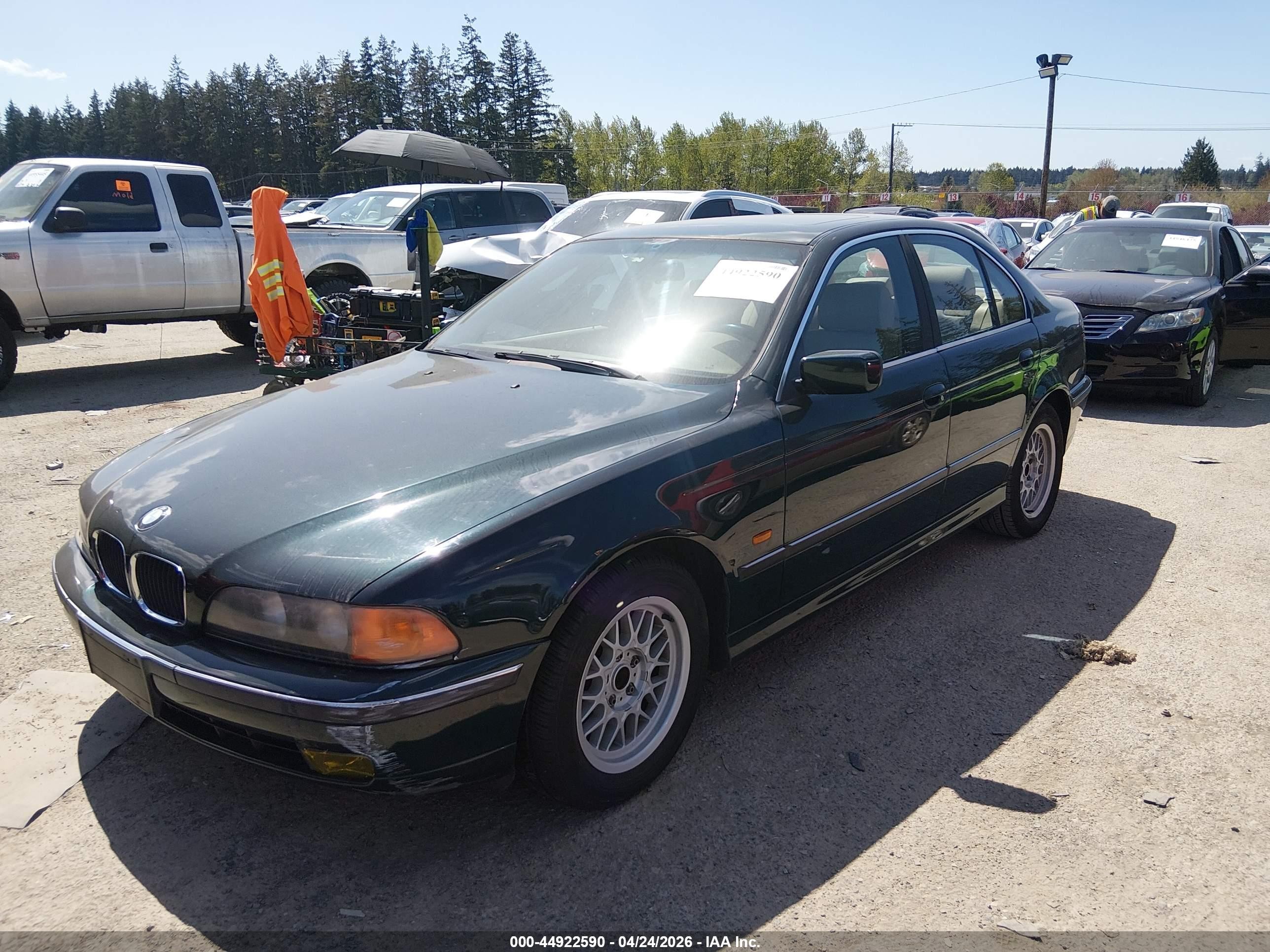 1999 Bmw 528i   Green vin: WBADM5332XBY16180