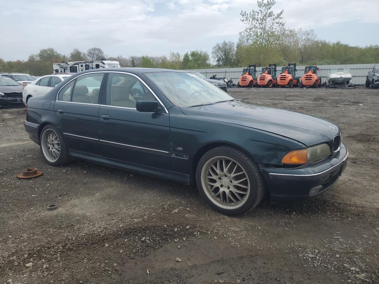 1999 Bmw 528 I Green vin: WBADM5334XBY16407