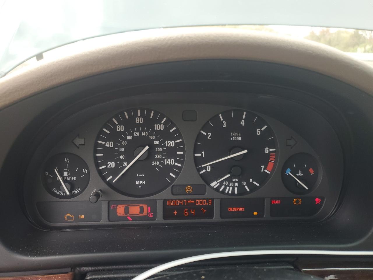 1999 Bmw 528 I Green vin: WBADM5334XBY16407