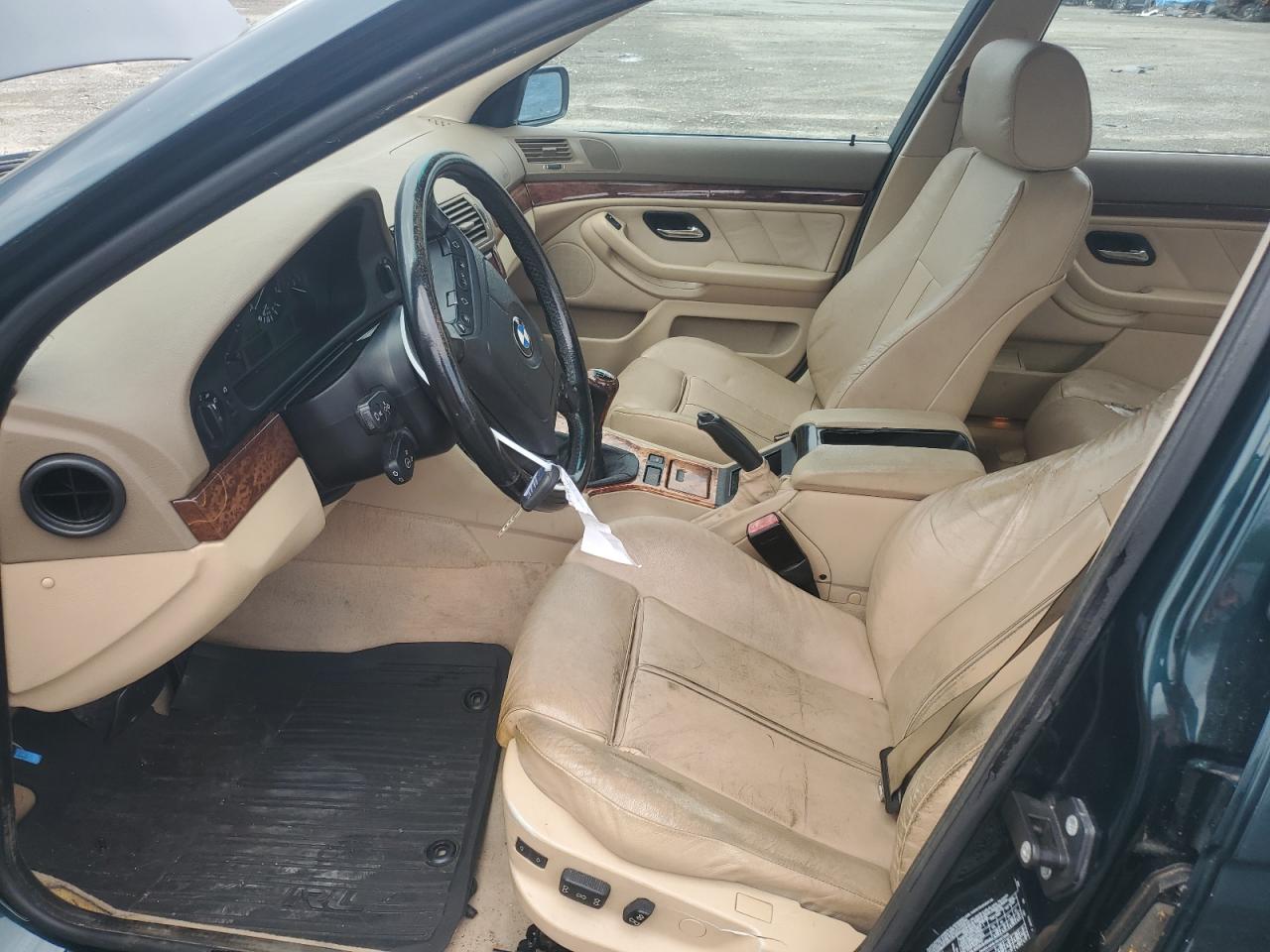 1999 Bmw 528 I Green vin: WBADM5334XBY16407