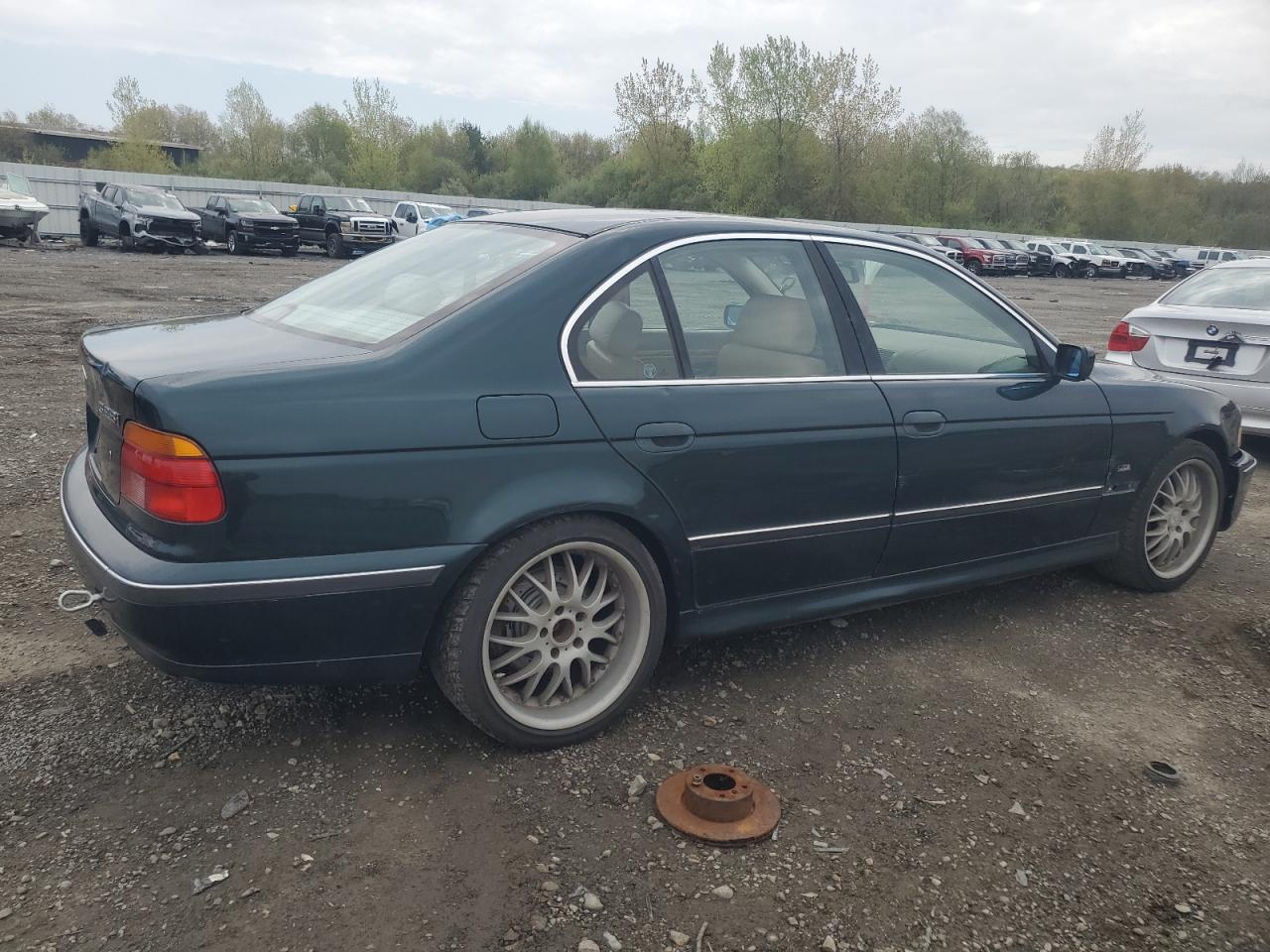 1999 Bmw 528 I Green vin: WBADM5334XBY16407