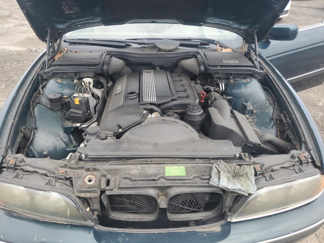 1999 Bmw 528 I Green vin: WBADM5334XBY16407