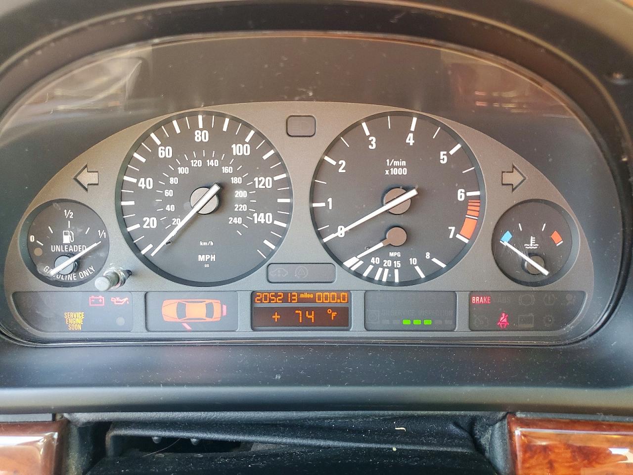 2000 Bmw 528 I Black vin: WBADM5342YBY18229