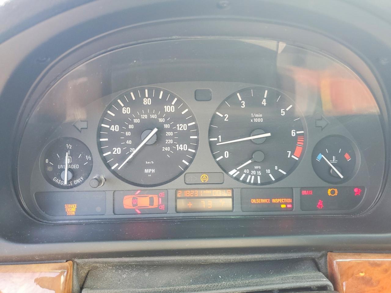 2000 Bmw 528 I Blue vin: WBADM5345YBY18399
