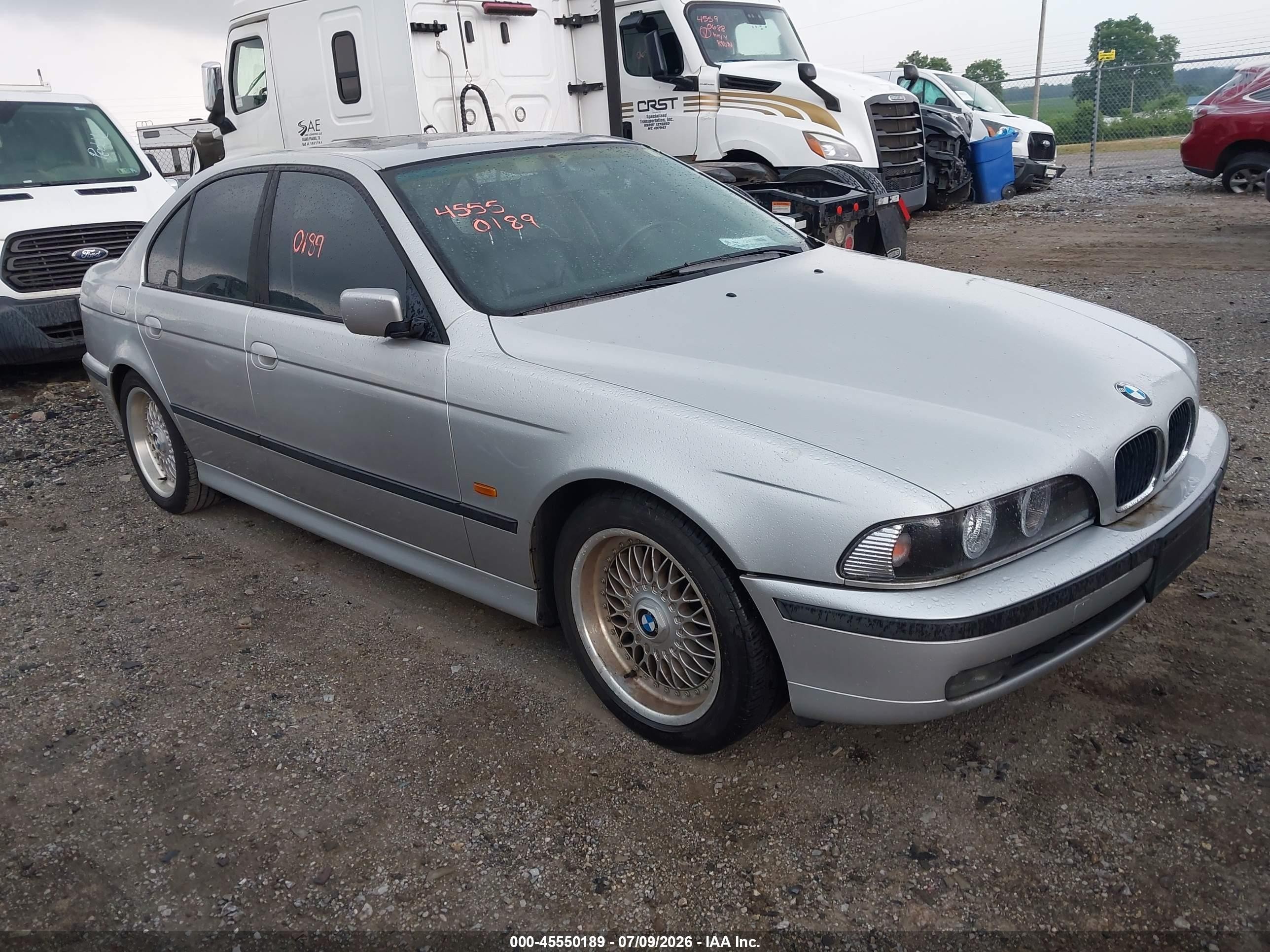 1999 Bmw 528i   Silver vin: WBADM5346XBY16708