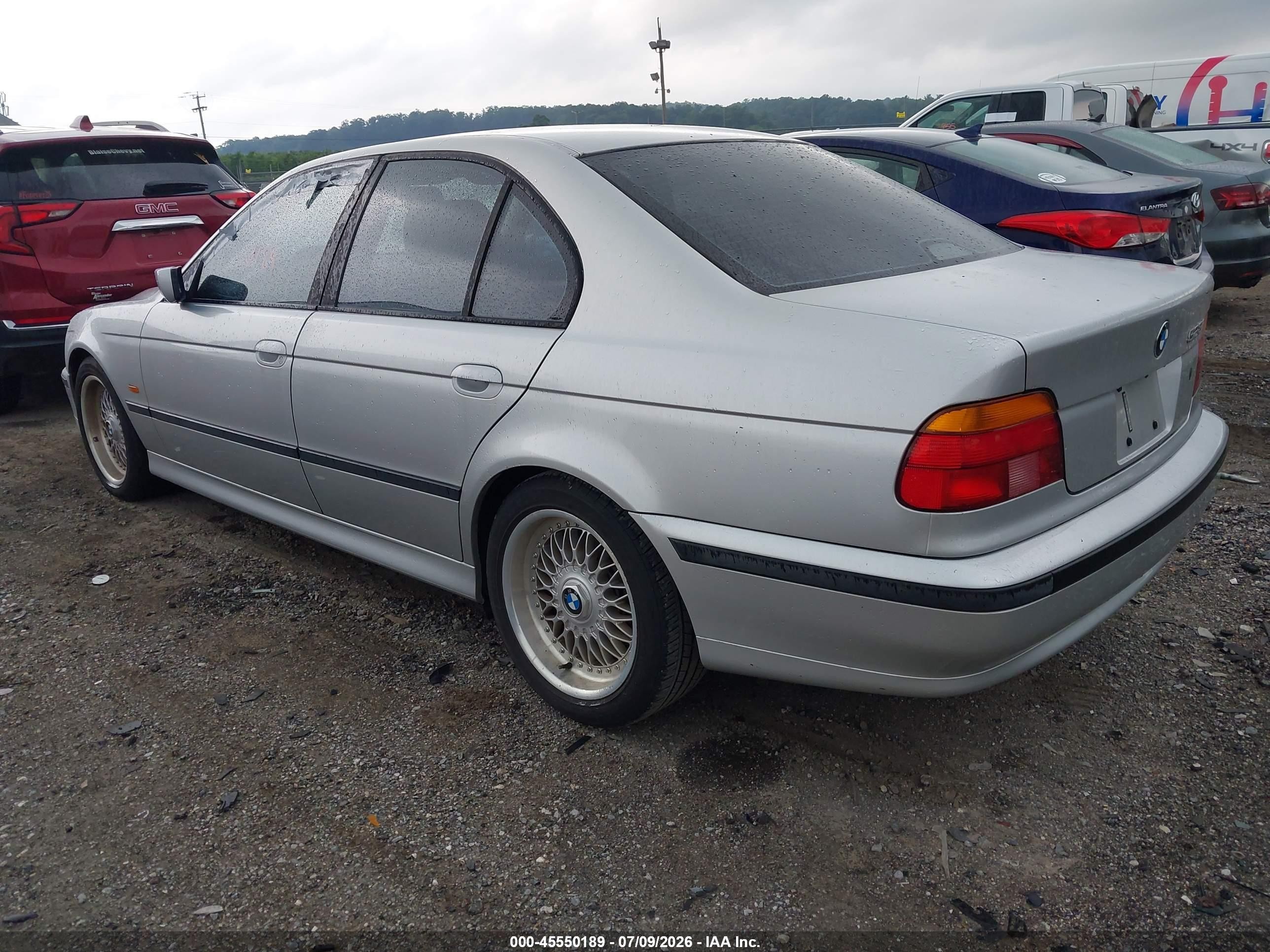 1999 Bmw 528i   Silver vin: WBADM5346XBY16708