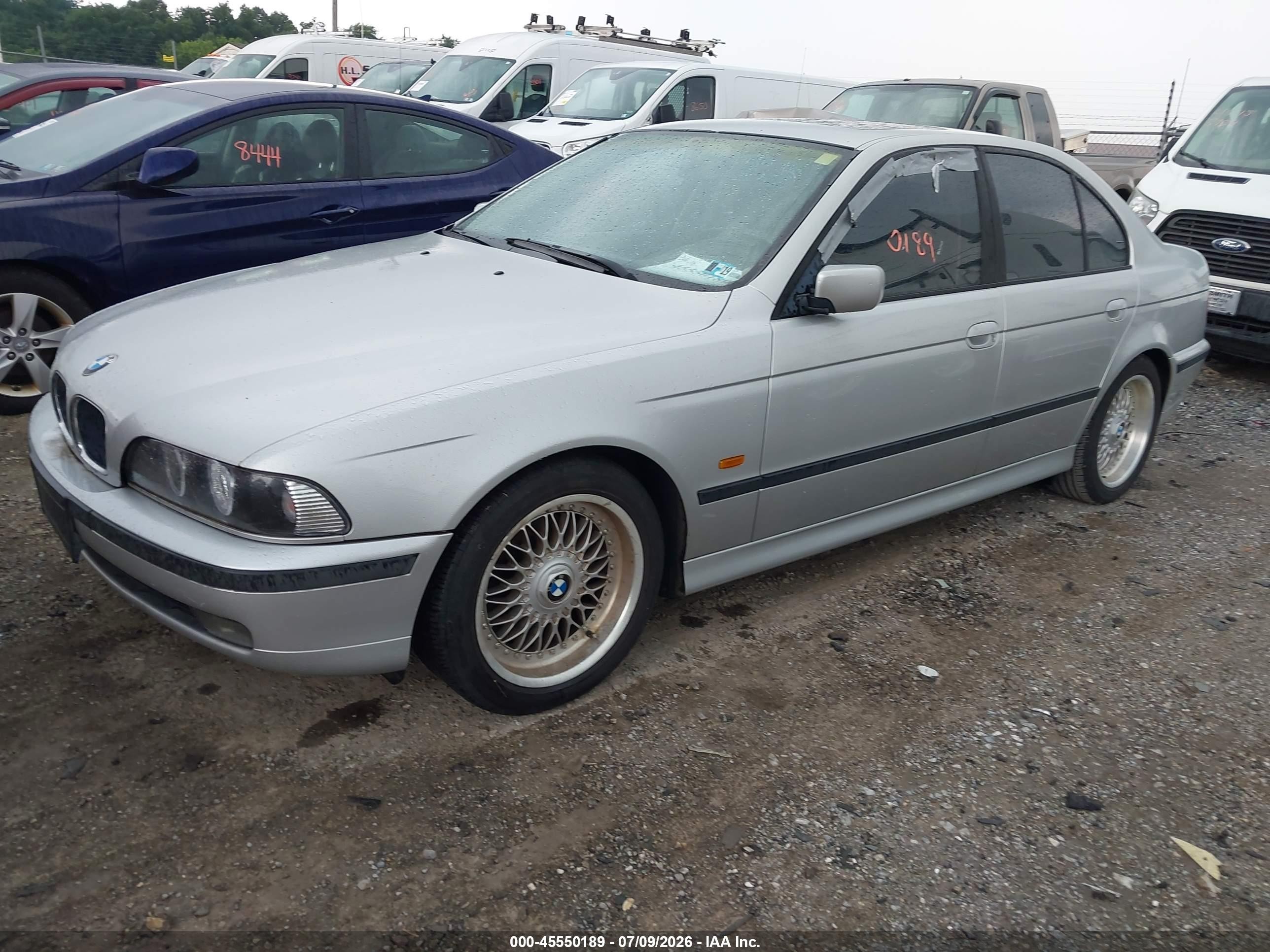 1999 Bmw 528i   Silver vin: WBADM5346XBY16708