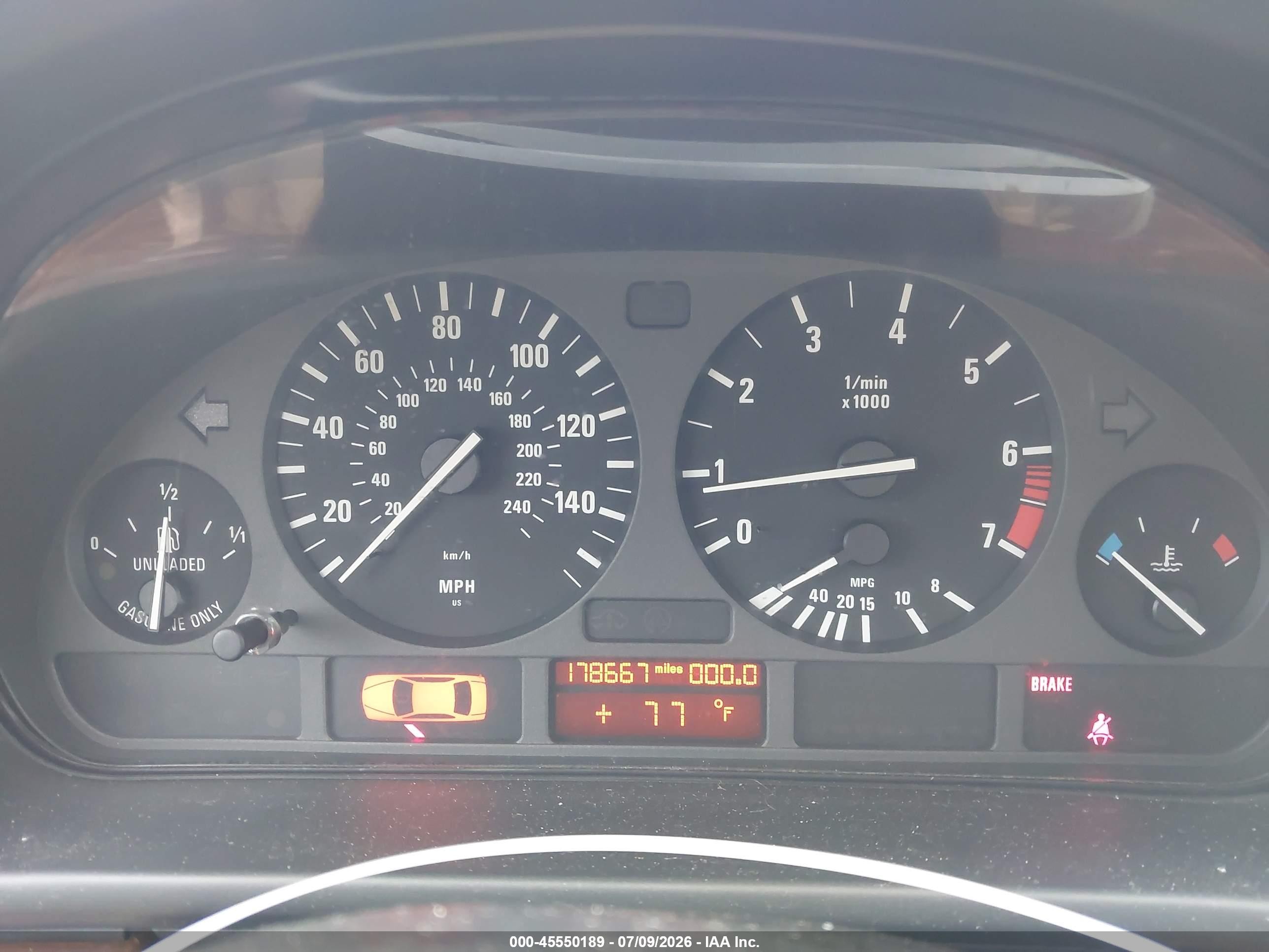 1999 Bmw 528i   Silver vin: WBADM5346XBY16708