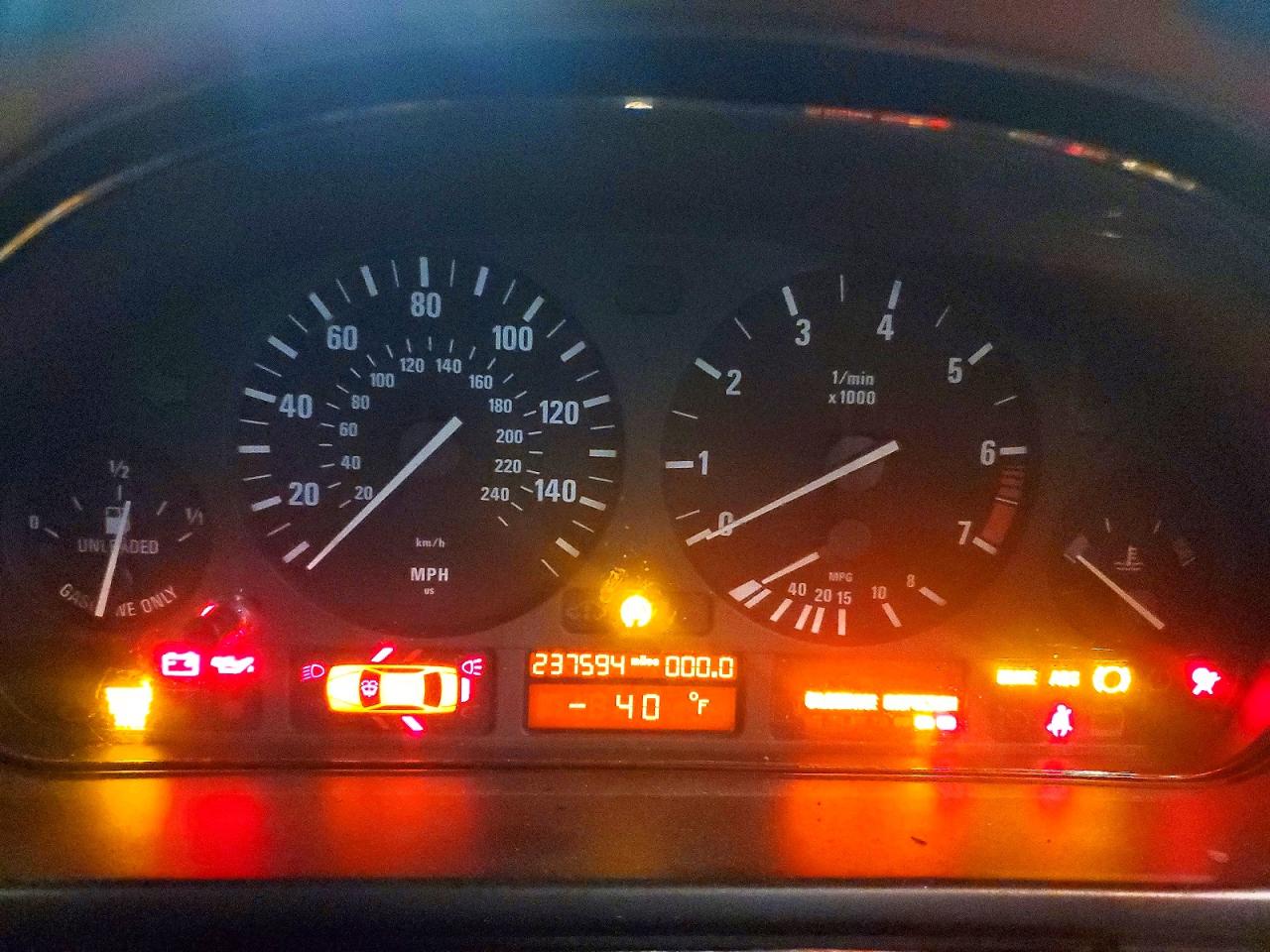 2000 Bmw 528 I Blue vin: WBADM5346YBY18721