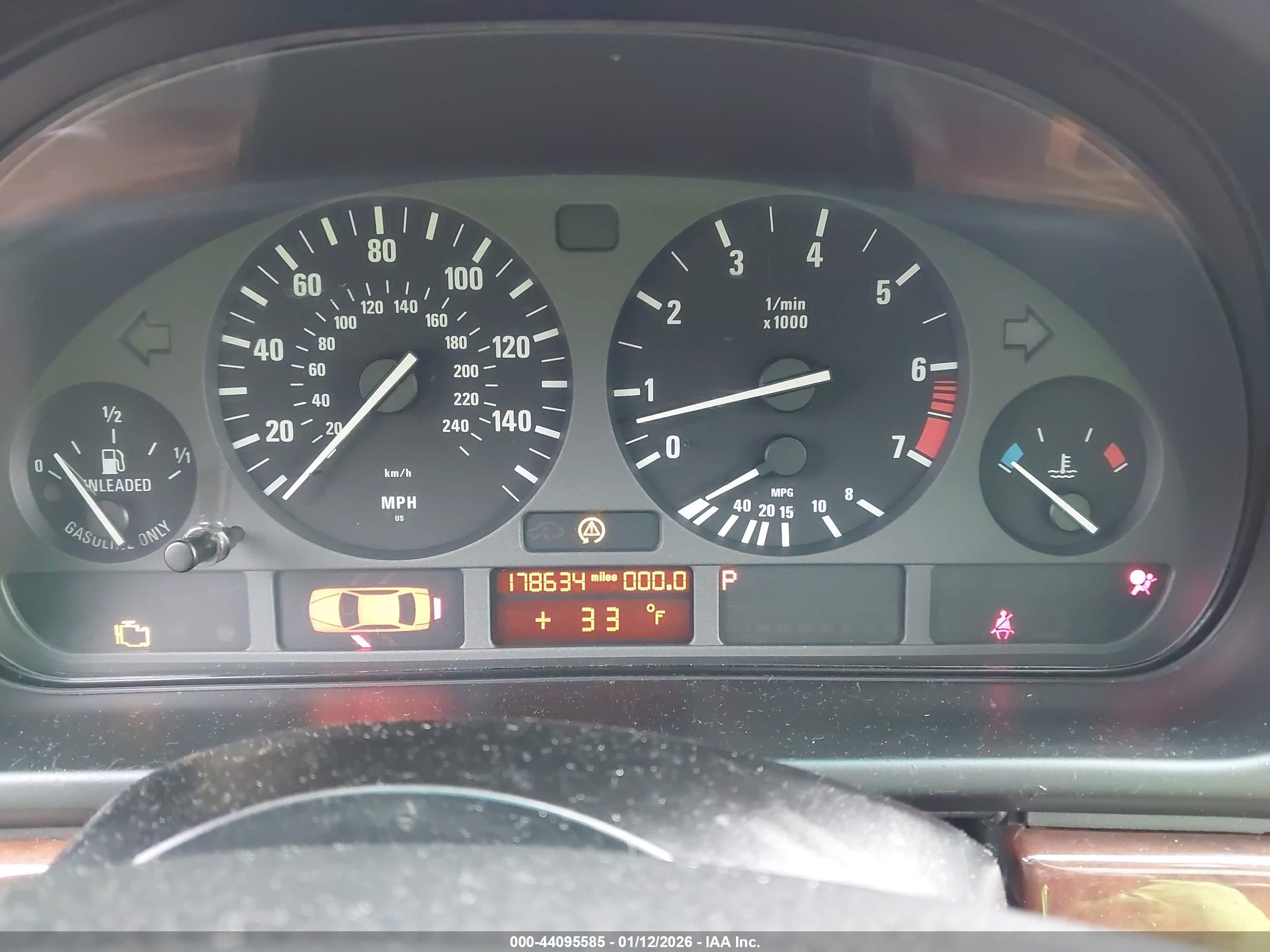 1999 Bmw 528ia   Gray vin: WBADM6333XBY26433