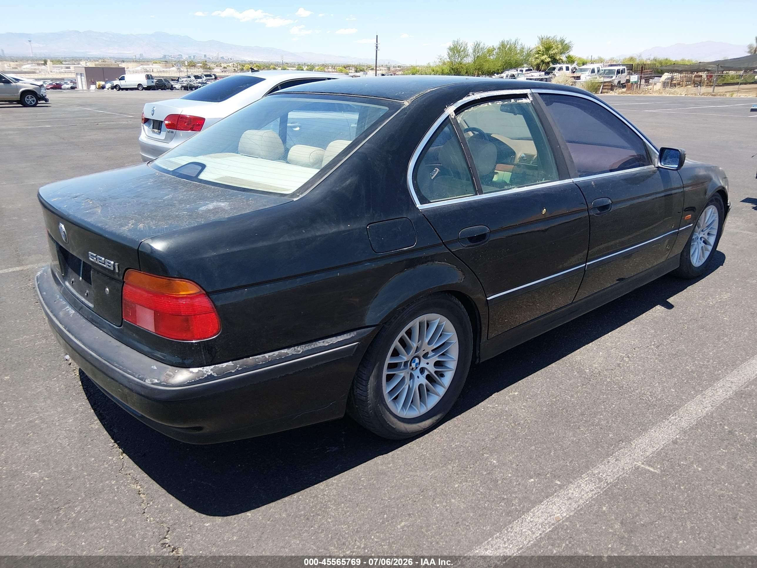 1999 Bmw 528ia Black vin: WBADM6334XBY24948