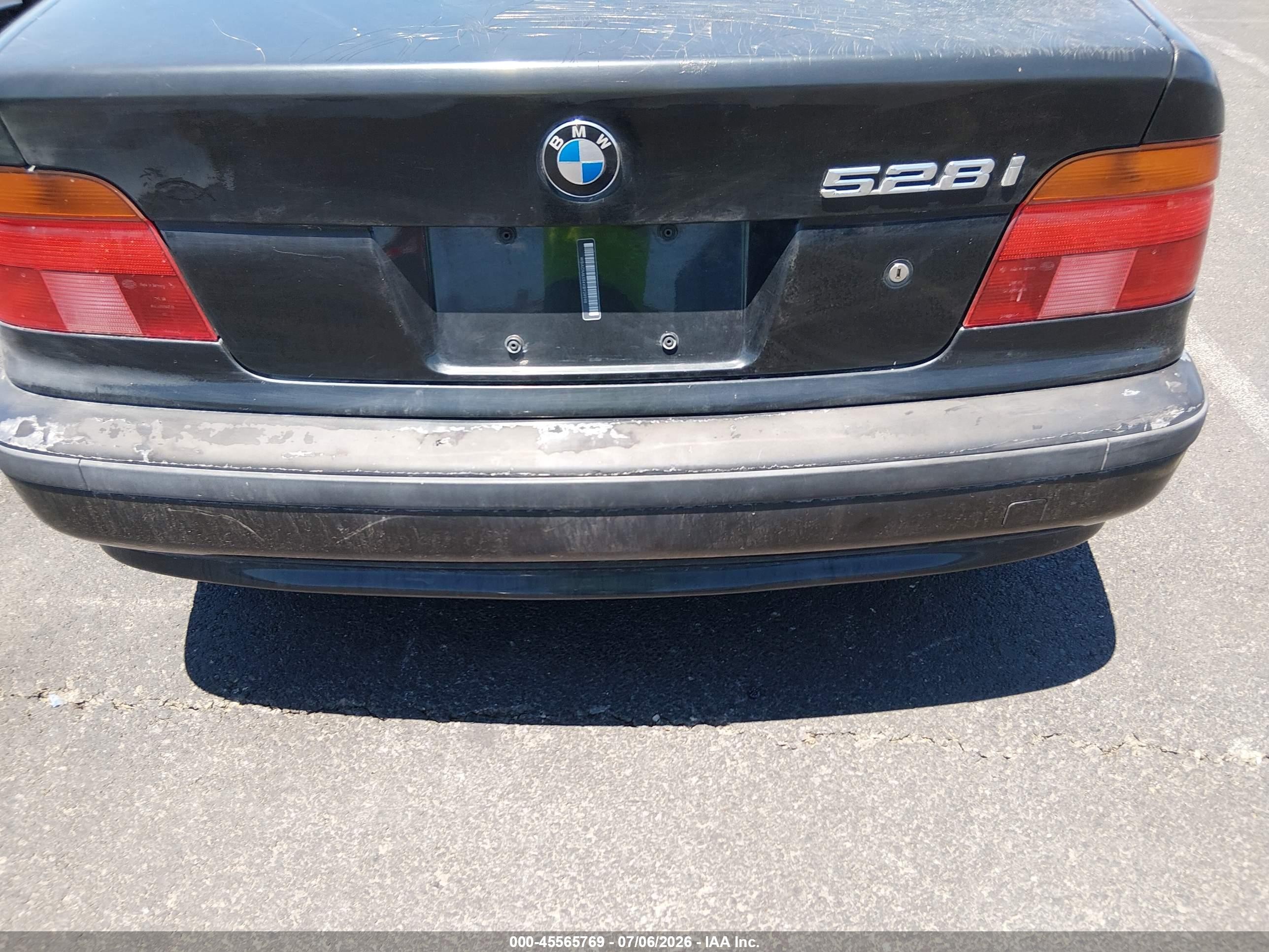 1999 Bmw 528ia Black vin: WBADM6334XBY24948