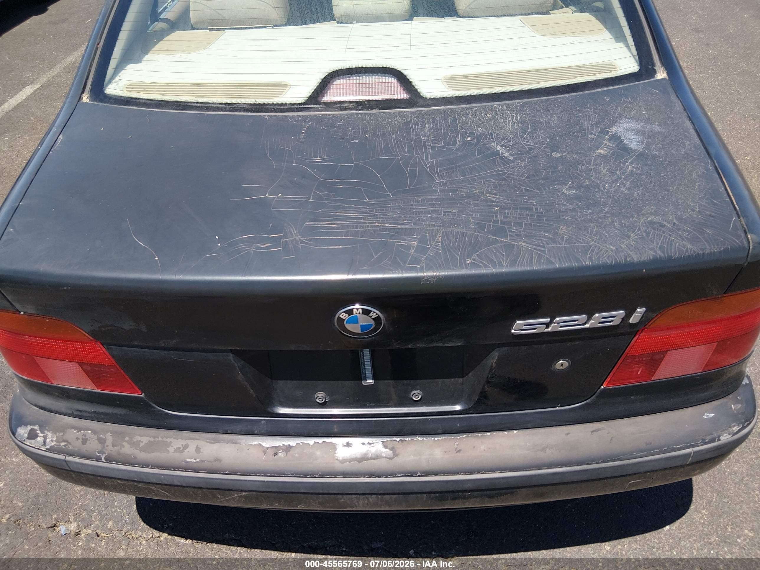 1999 Bmw 528ia Black vin: WBADM6334XBY24948