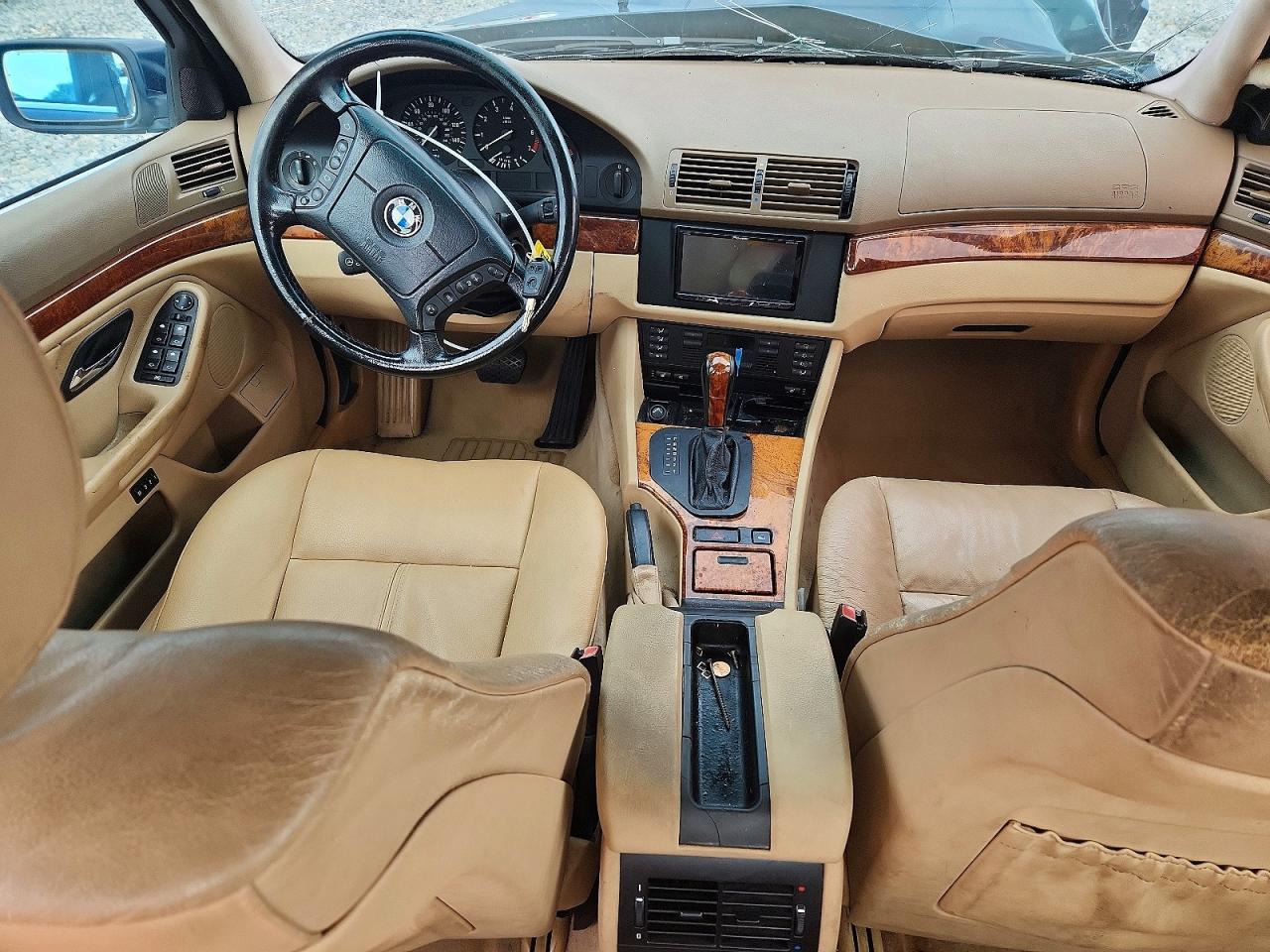 1999 Bmw 528 I Automatic Green vin: WBADM6336XBY22697