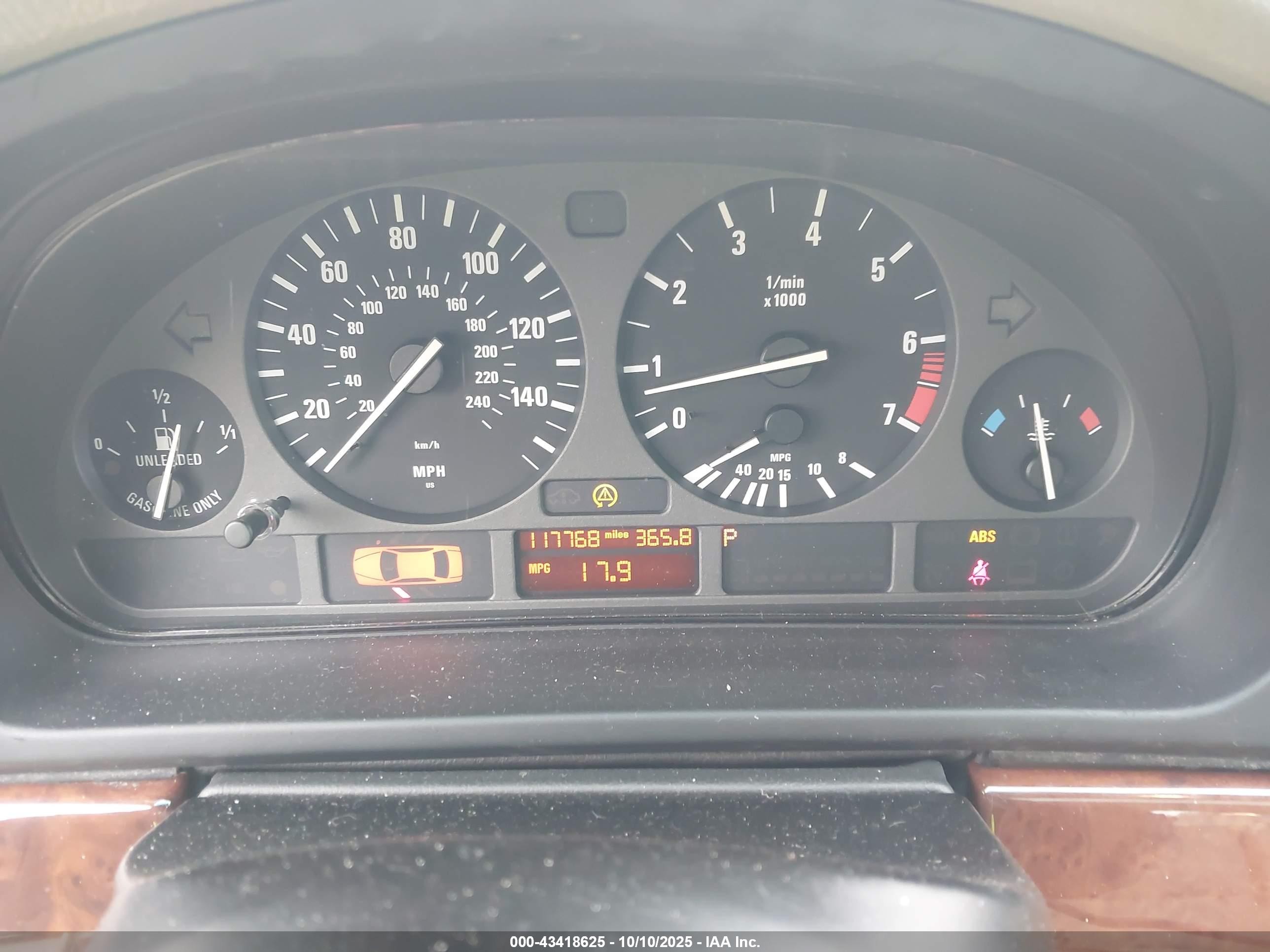 1999 Bmw 528ia   White vin: WBADM6337XBY28511