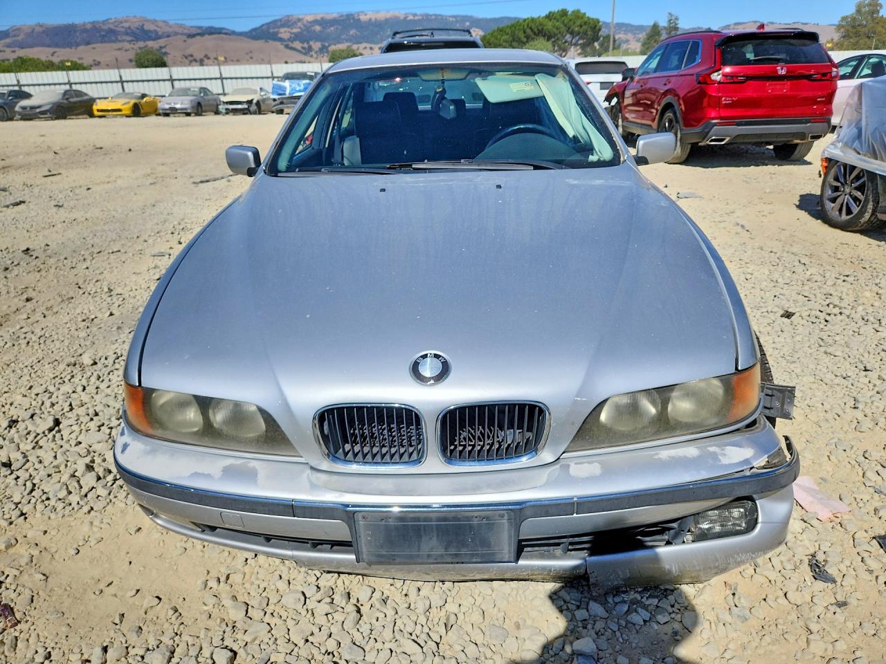 1999 Bmw 528 I Automatic Silver vin: WBADM6337XBY32073