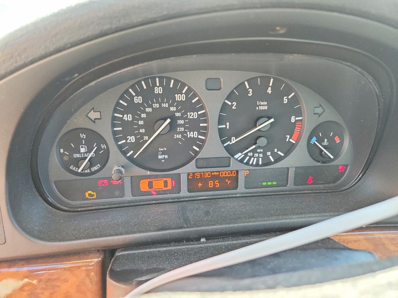 1999 Bmw 528 I Automatic Silver vin: WBADM6337XBY32073