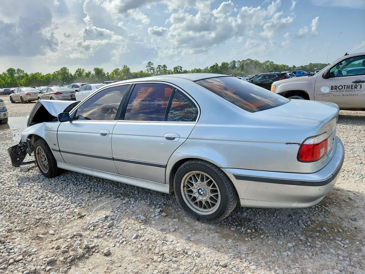 1999 Bmw 528 I Automatic Silver vin: WBADM6339XBY30499