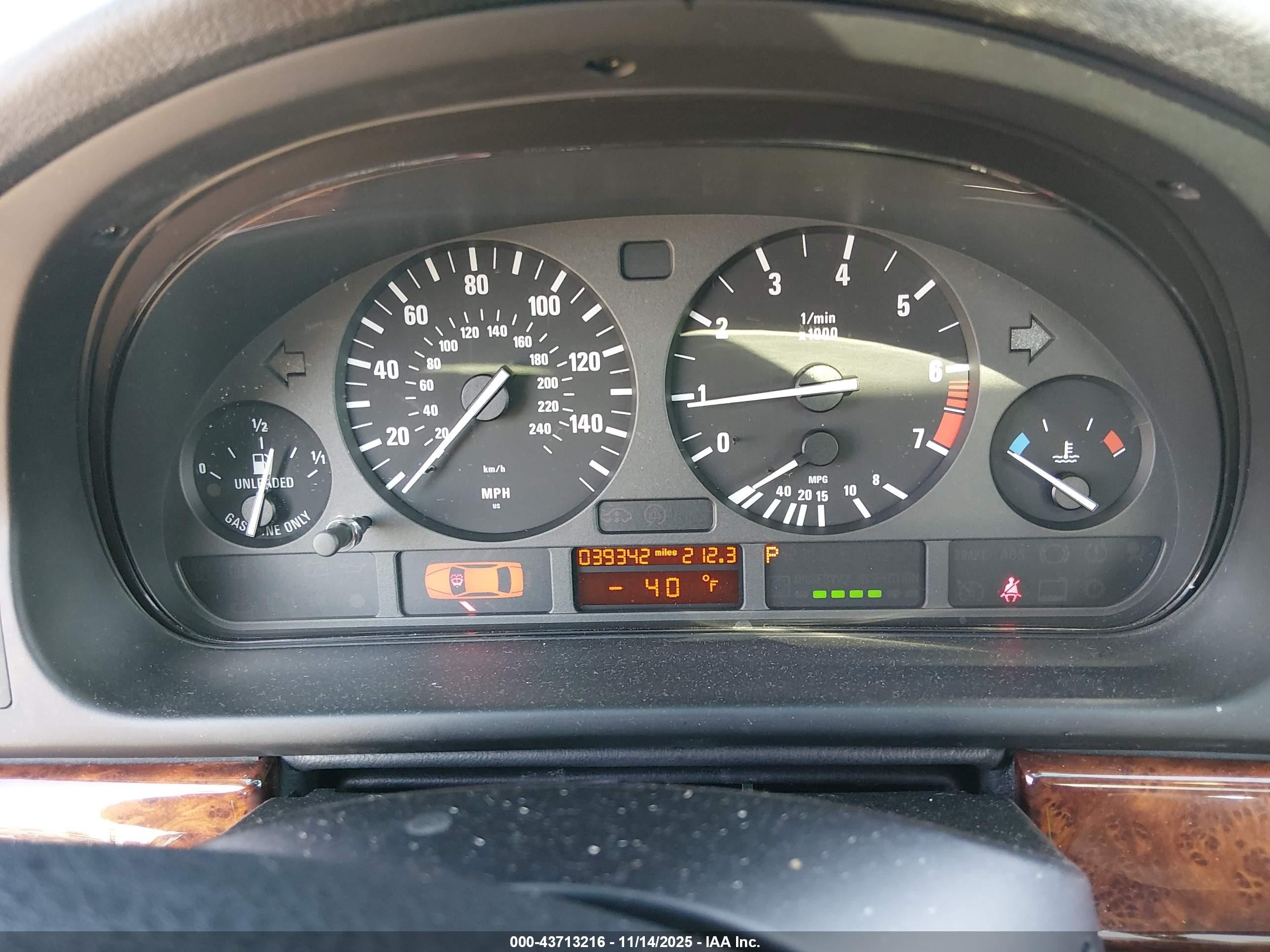 1999 Bmw 528ia   Black vin: WBADM6340XGU03921