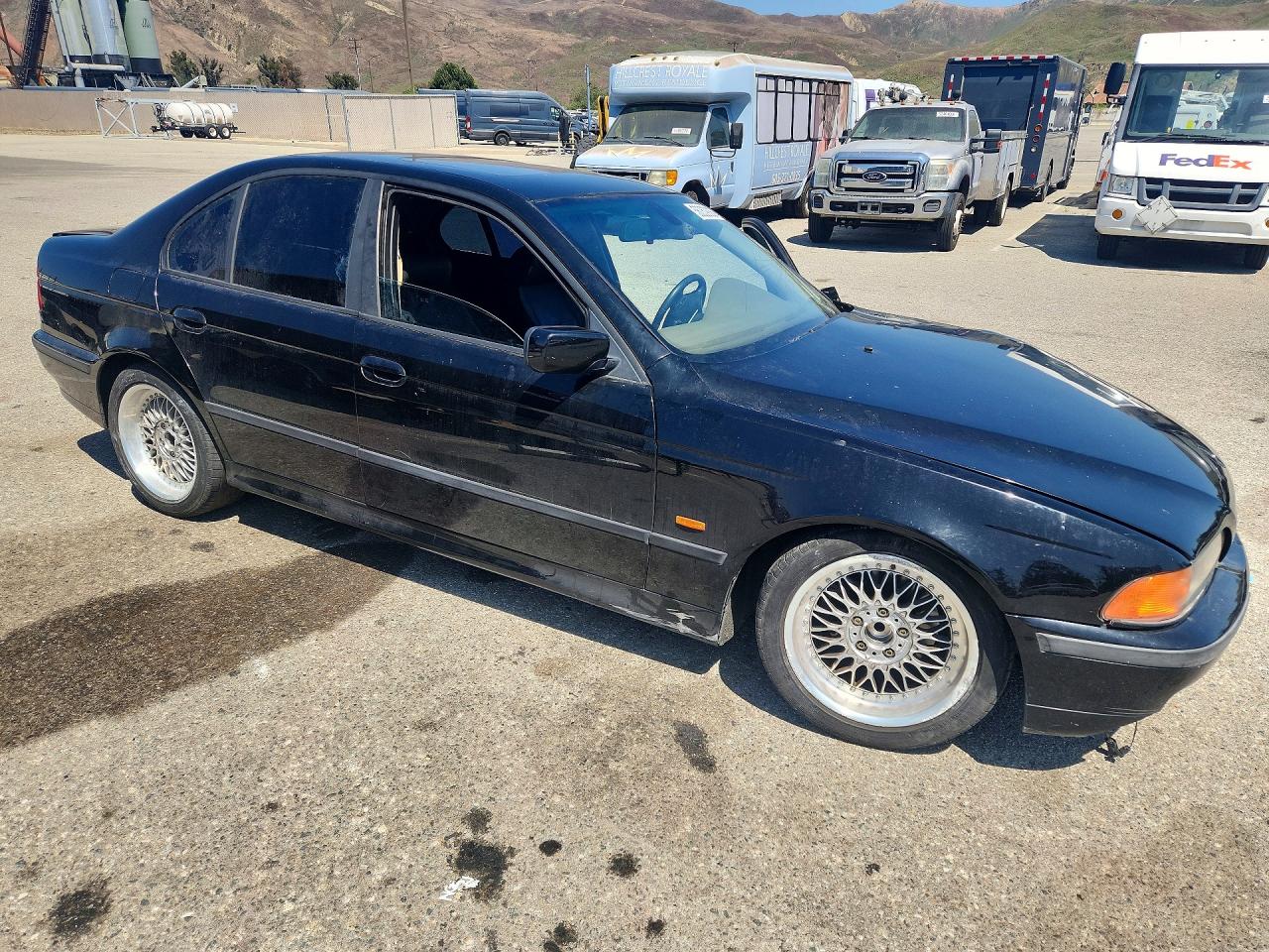 2000 Bmw 528 I Automatic Black vin: WBADM6340YGU05427