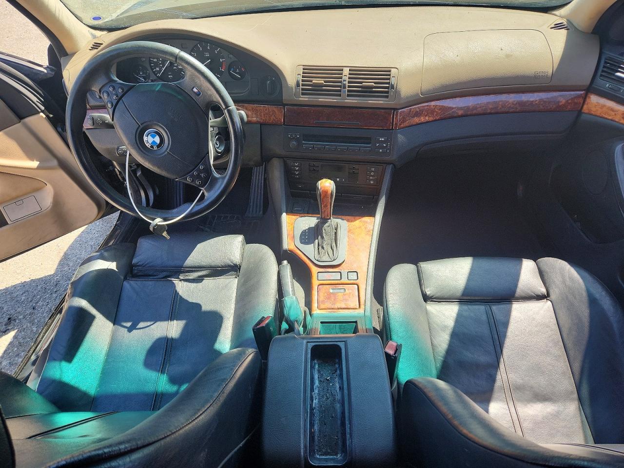 2000 Bmw 528 I Automatic Black vin: WBADM6340YGU05427