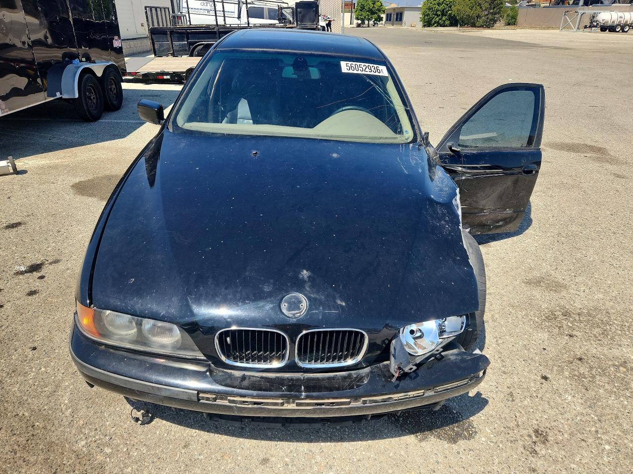 2000 Bmw 528 I Automatic Black vin: WBADM6340YGU05427