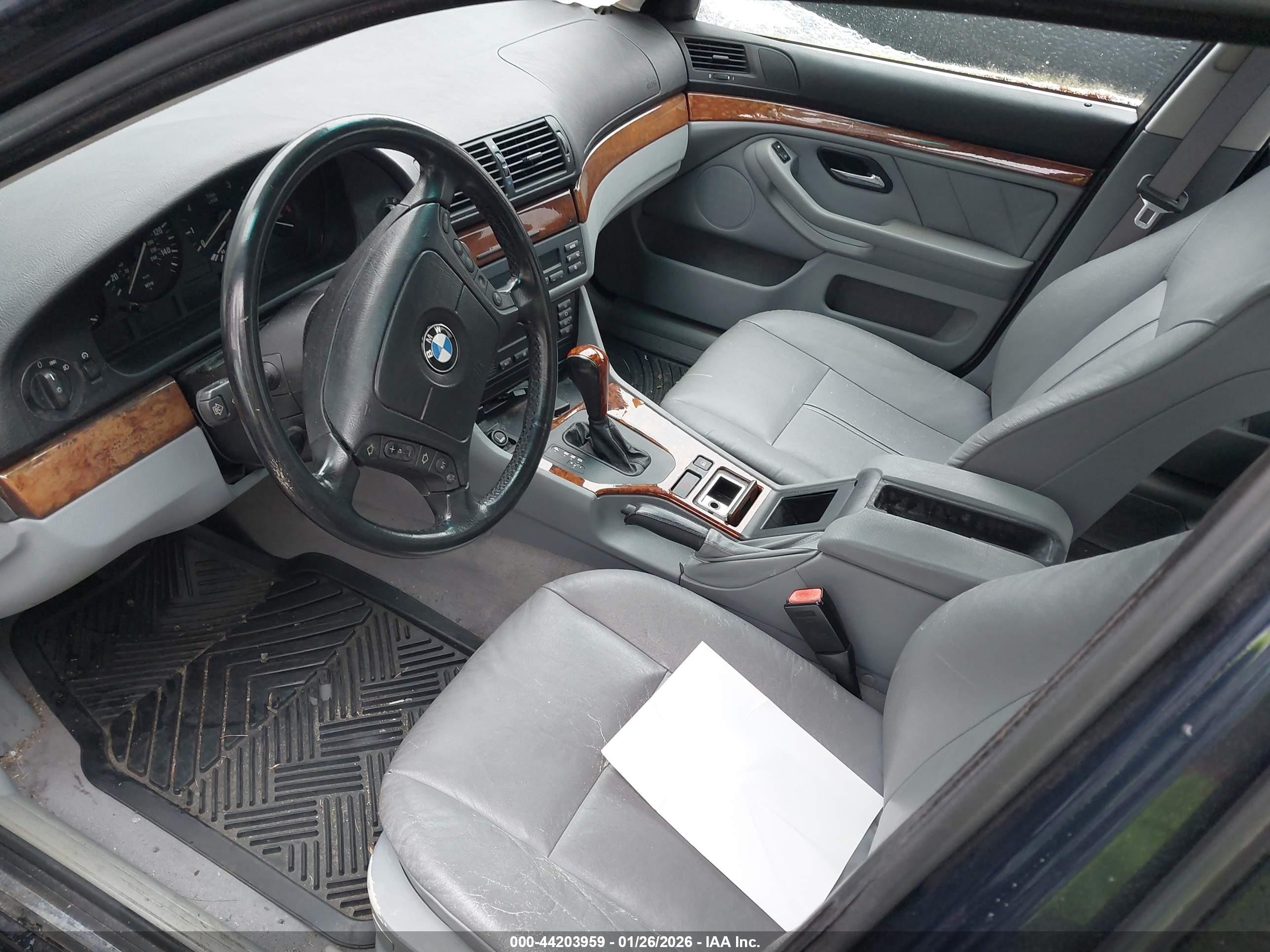 2000 Bmw 528ia   Blue vin: WBADM6340YGV01736