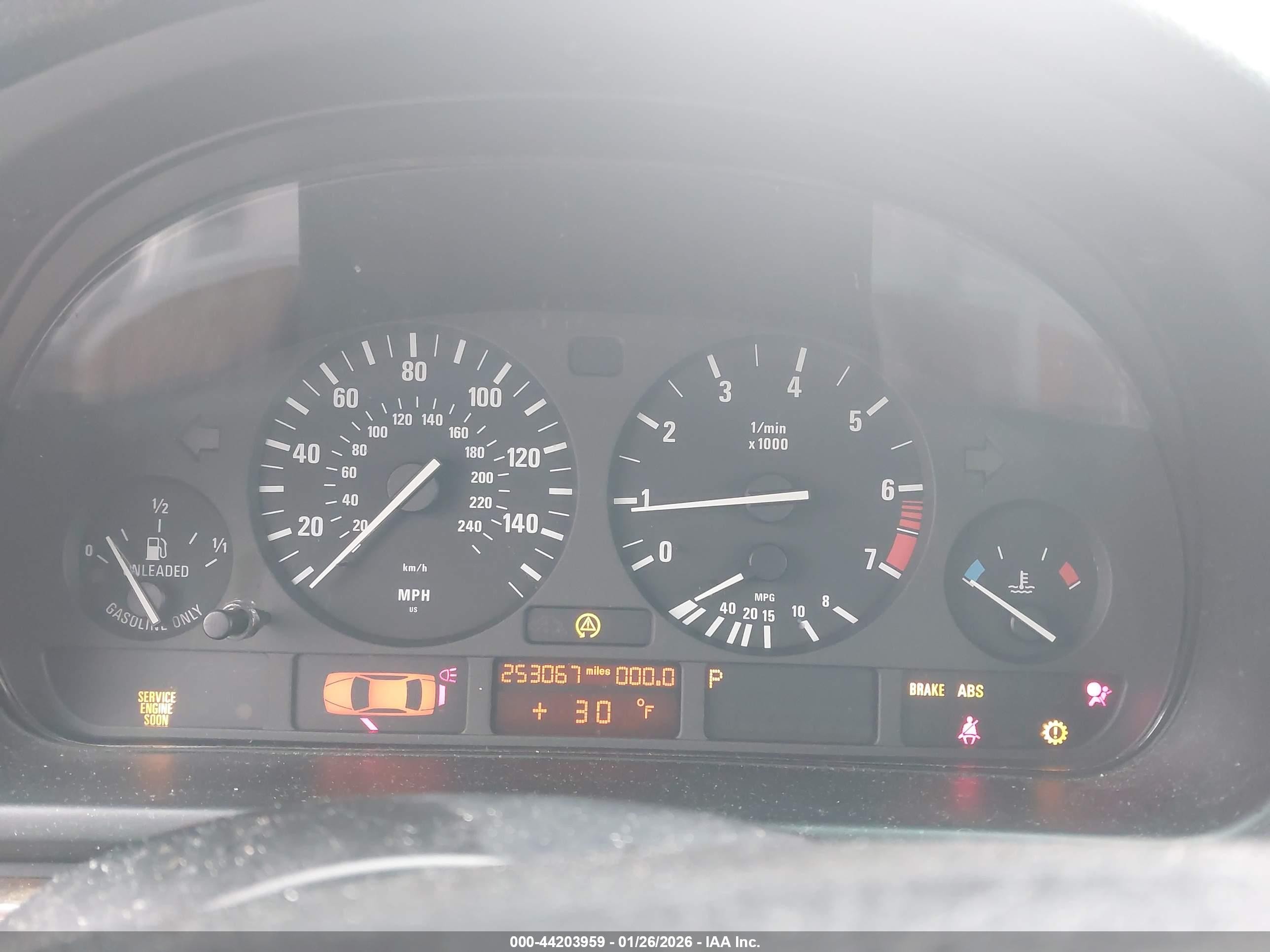 2000 Bmw 528ia   Blue vin: WBADM6340YGV01736