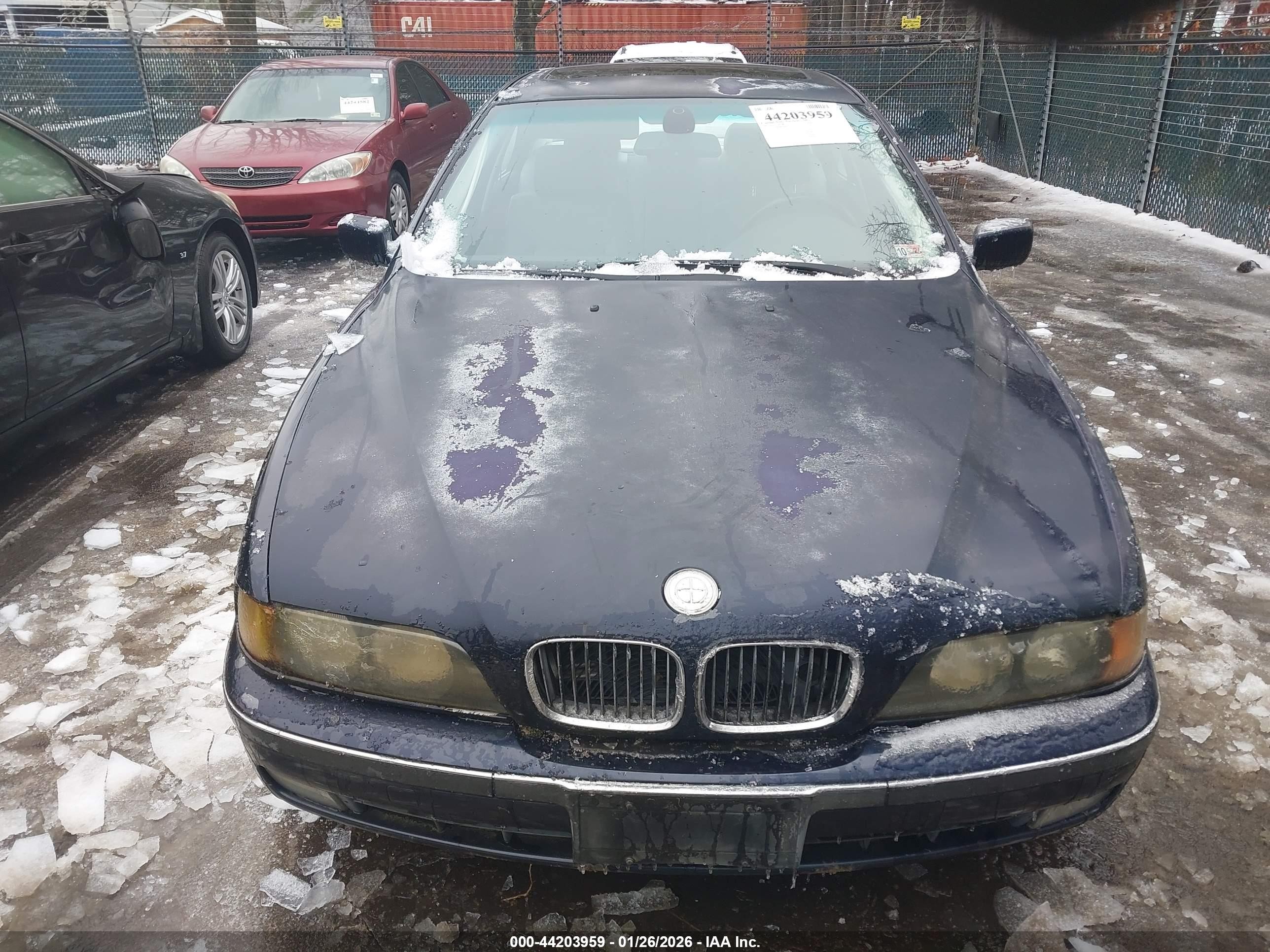 2000 Bmw 528ia   Blue vin: WBADM6340YGV01736