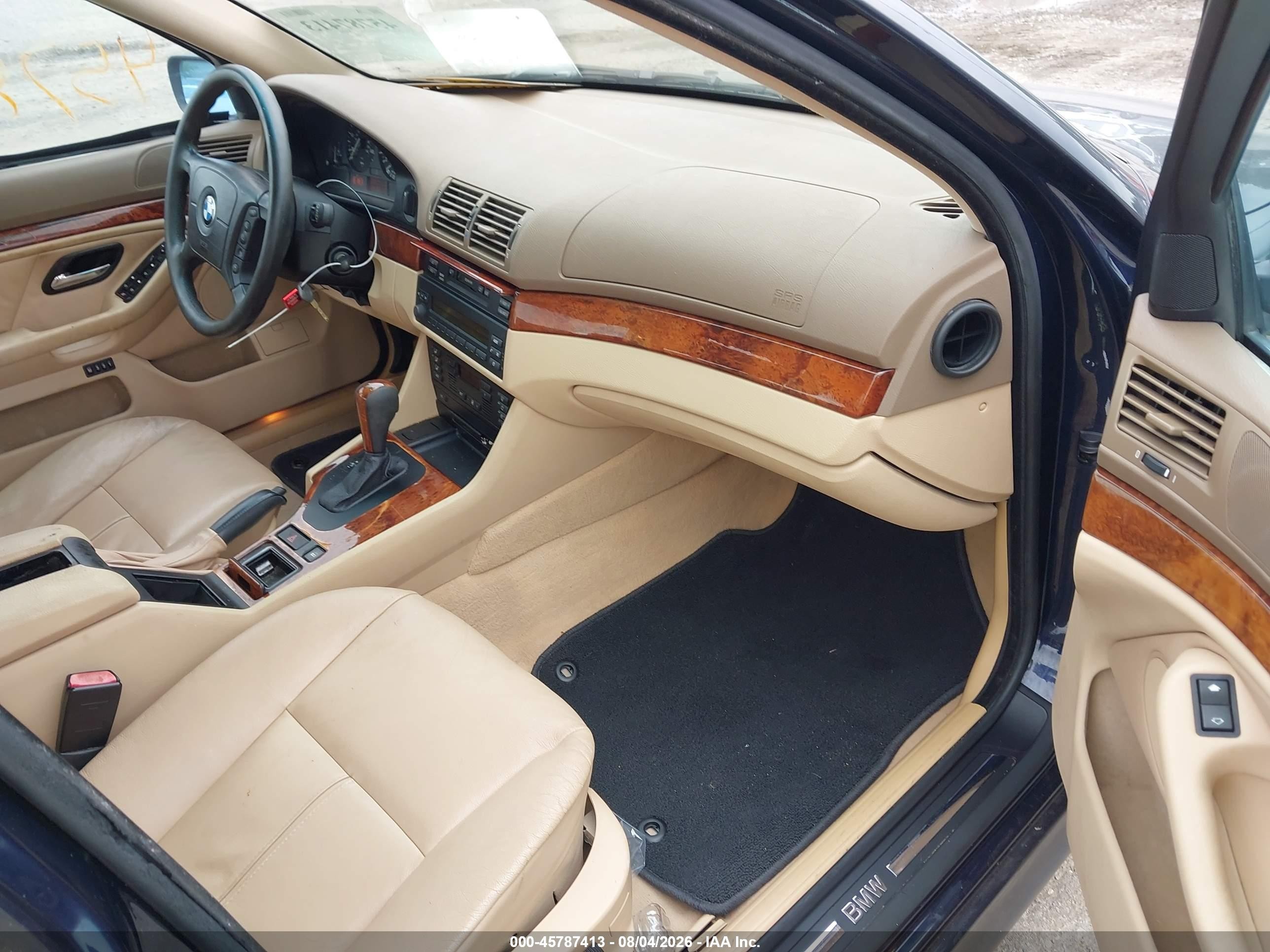 2000 Bmw 528ia   Blue vin: WBADM6341YGU23354