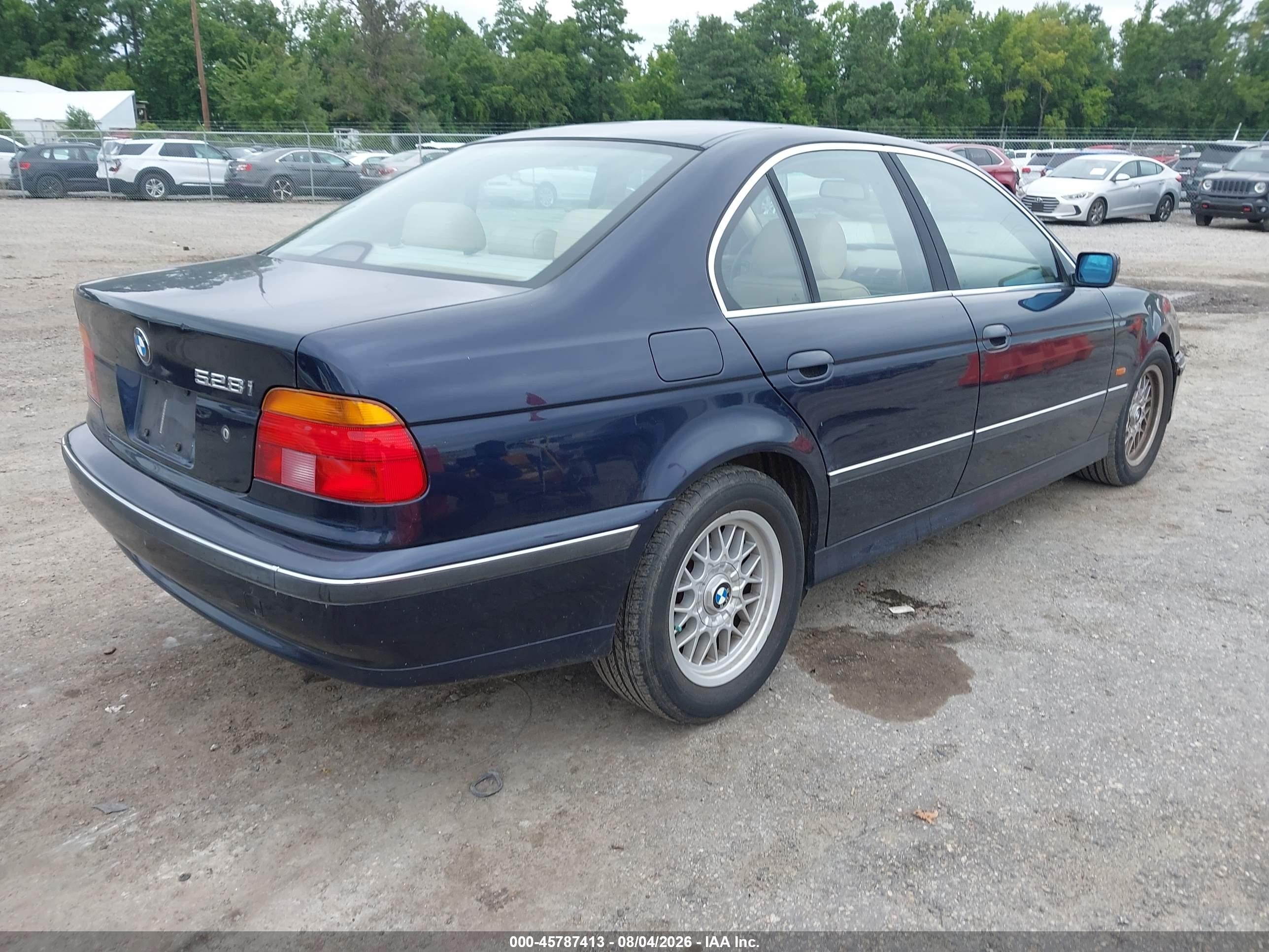 2000 Bmw 528ia   Blue vin: WBADM6341YGU23354