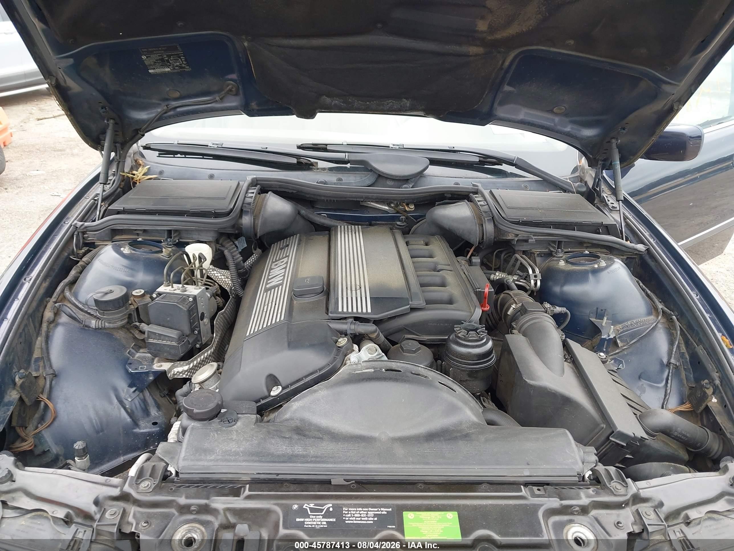 2000 Bmw 528ia   Blue vin: WBADM6341YGU23354