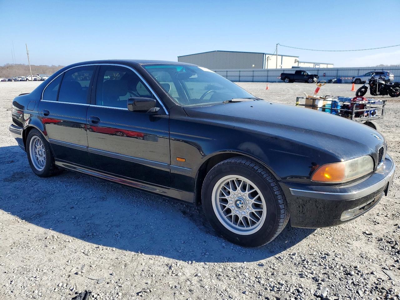 2000 Bmw 528 I Automatic Black vin: WBADM6342YGU05641