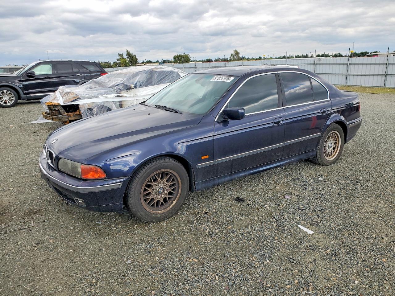 2000 Bmw 528 I Automatic Blue vin: WBADM6342YGU18924