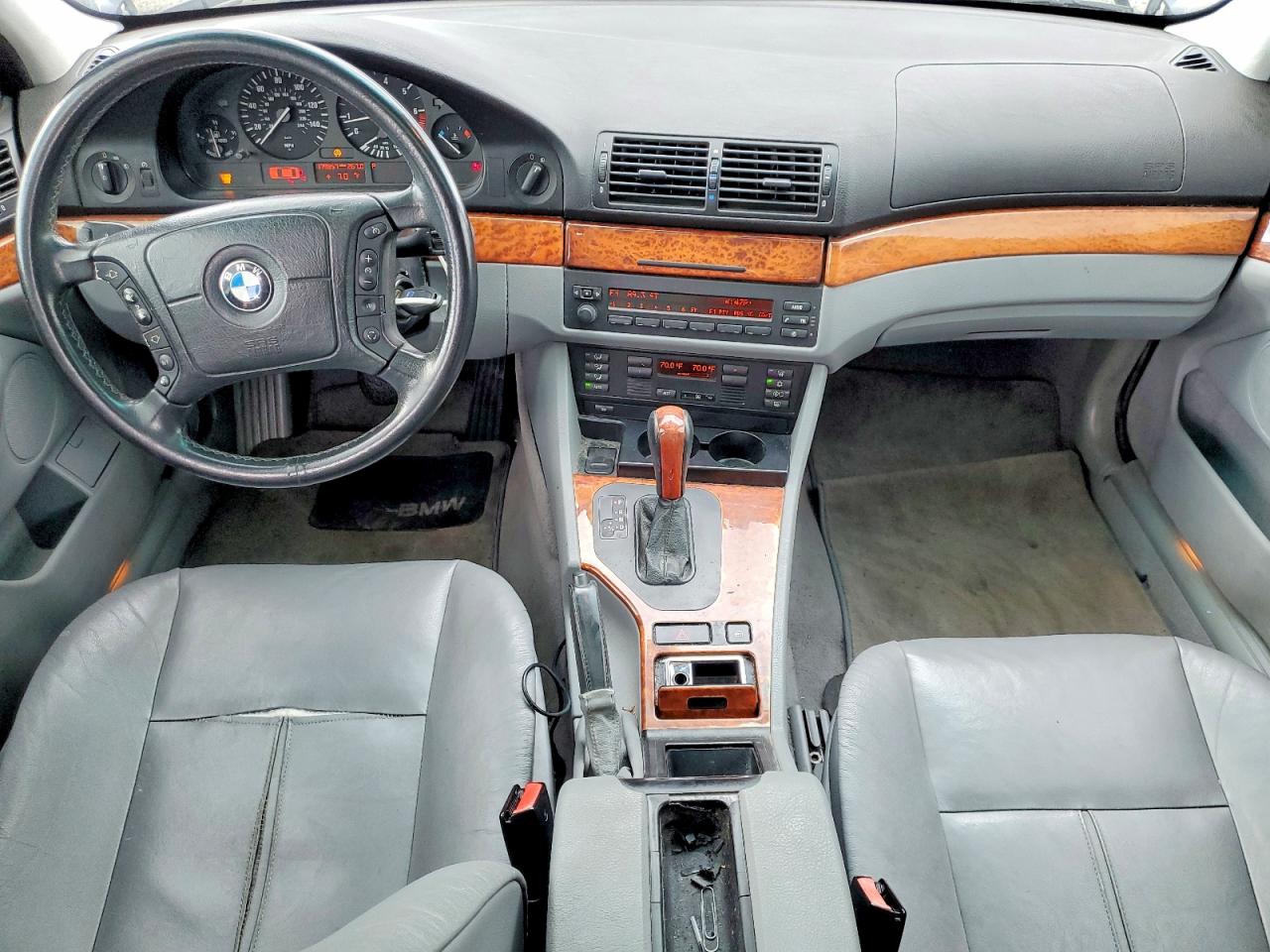 2000 Bmw 528 I Automatic Blue vin: WBADM6342YGU18924