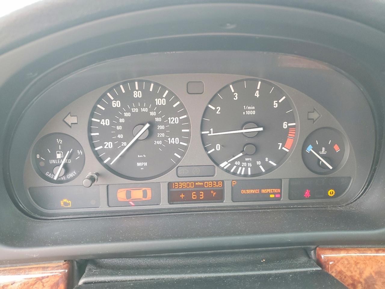 1999 Bmw 528 I Automatic Серебряный vin: WBADM6343XGU03797
