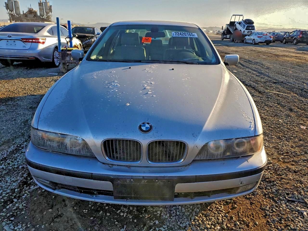 2000 Bmw 528 I Automatic Silver vin: WBADM6344YGV00282