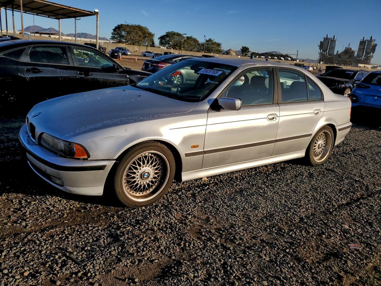2000 Bmw 528 I Automatic Silver vin: WBADM6344YGV00282