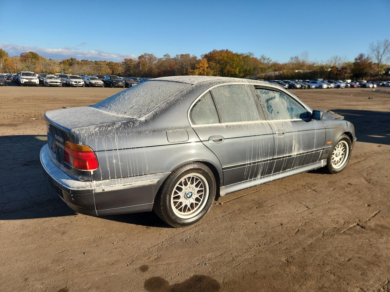 2000 Bmw 528 I Automatic Blue vin: WBADM6345YGU15211