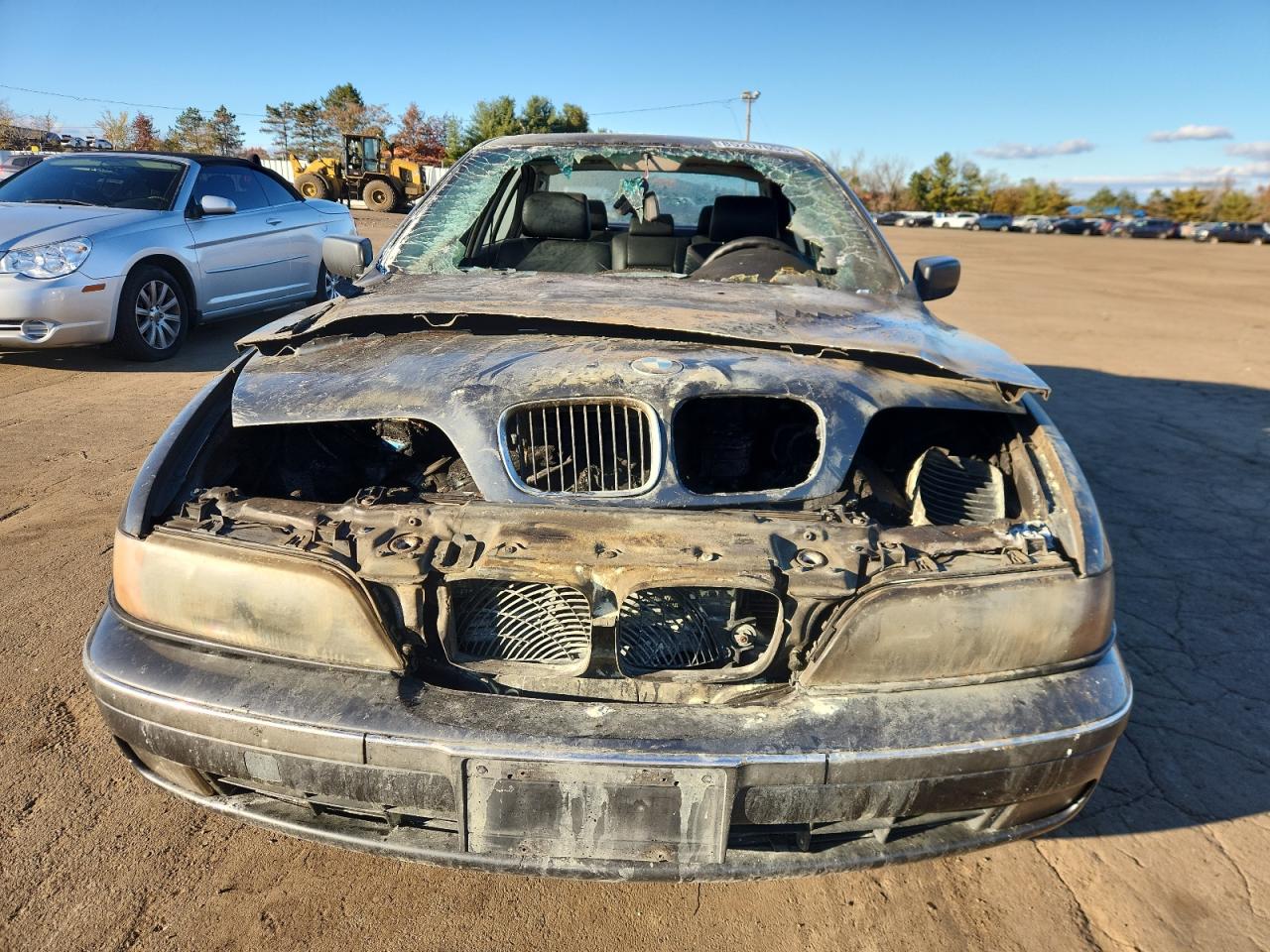 2000 Bmw 528 I Automatic Blue vin: WBADM6345YGU15211