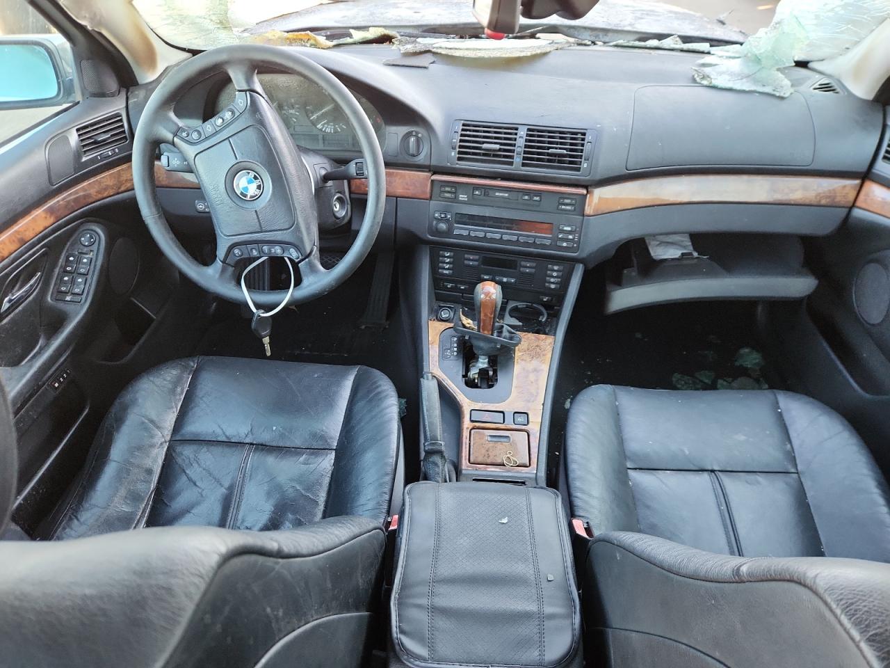 2000 Bmw 528 I Automatic Blue vin: WBADM6345YGU15211