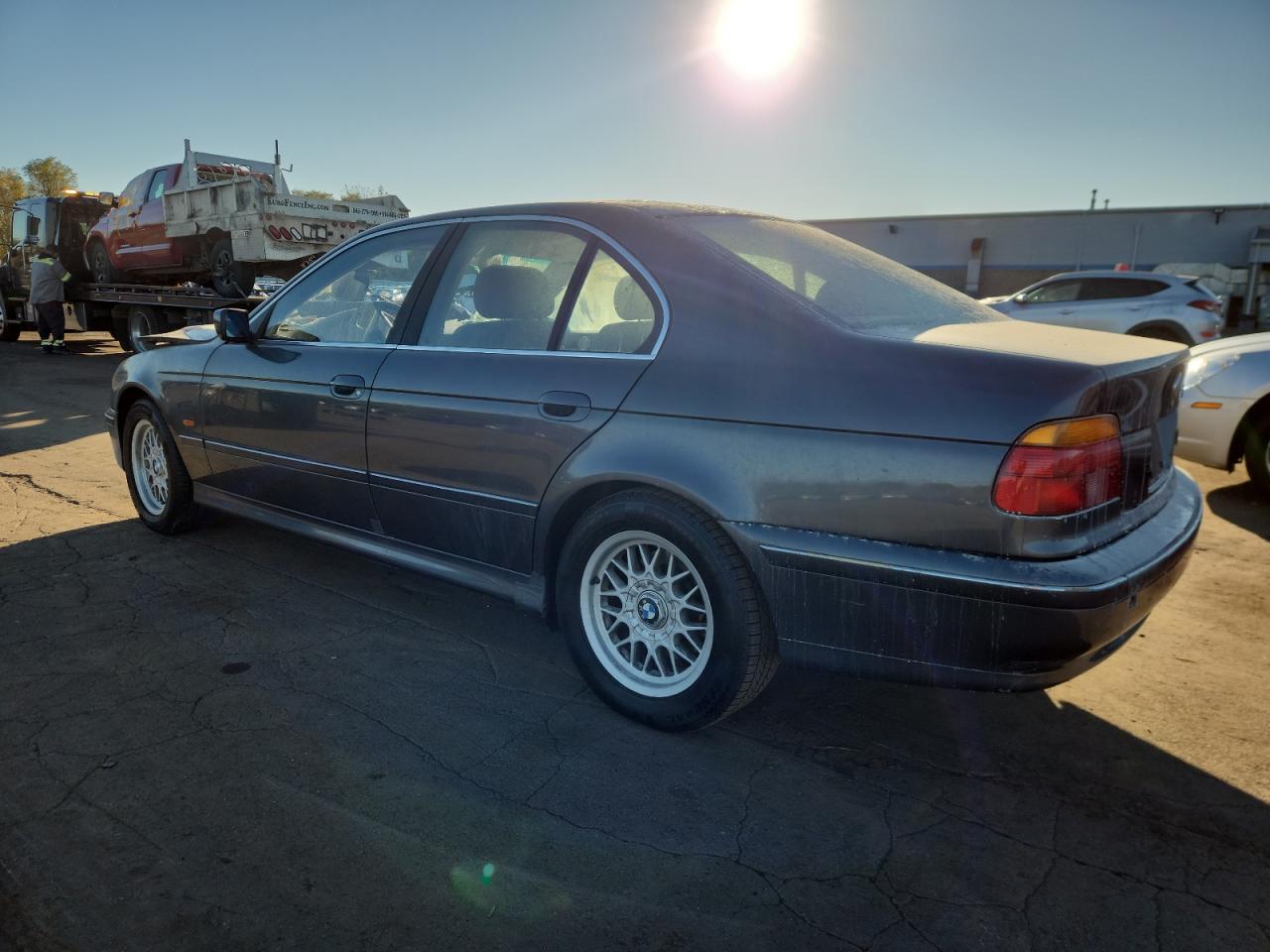 2000 Bmw 528 I Automatic Blue vin: WBADM6345YGU15211
