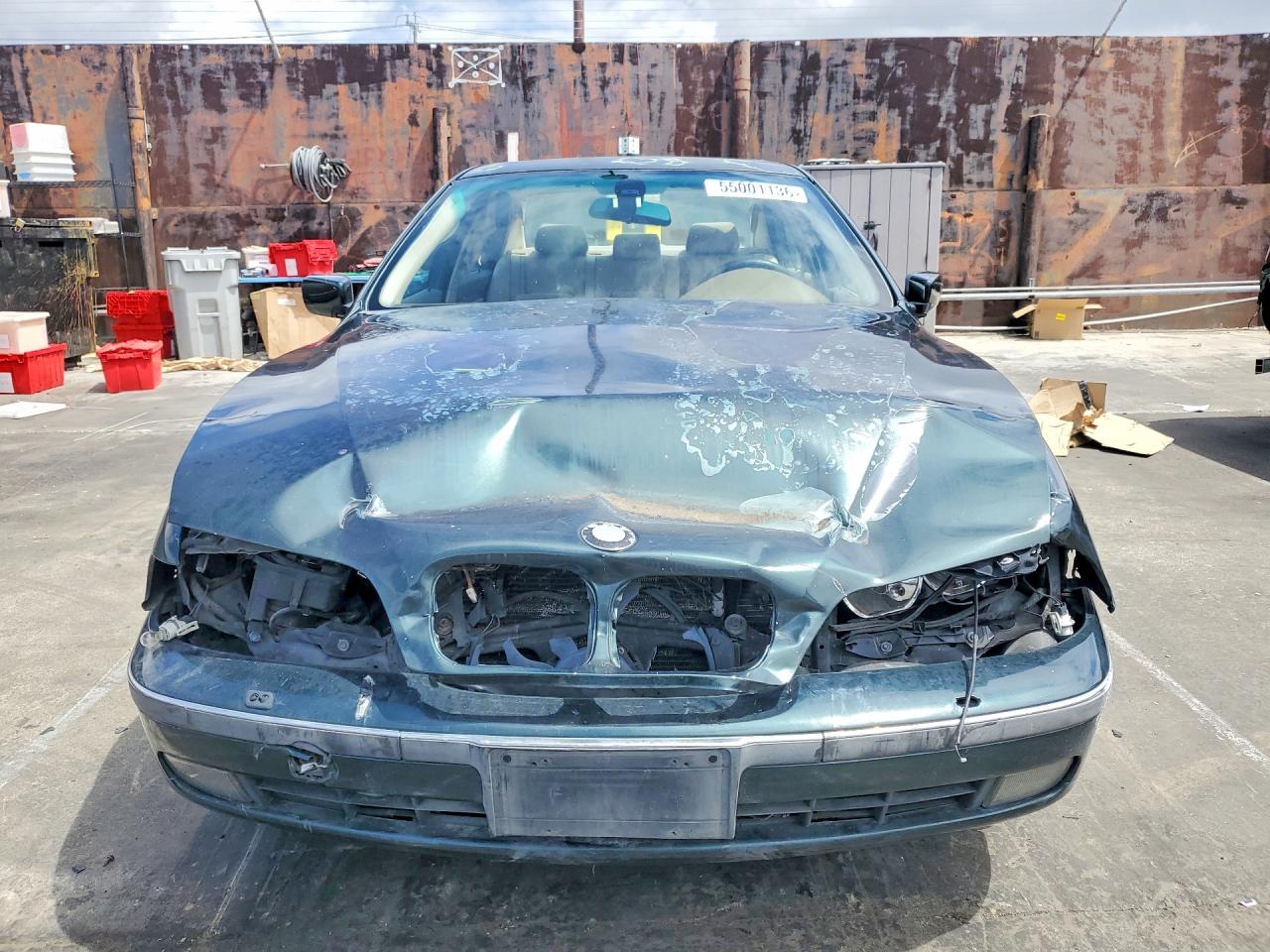 2000 Bmw 528 I Automatic Green vin: WBADM6345YGU18707