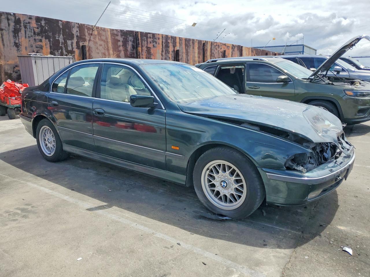 2000 Bmw 528 I Automatic Green vin: WBADM6345YGU18707